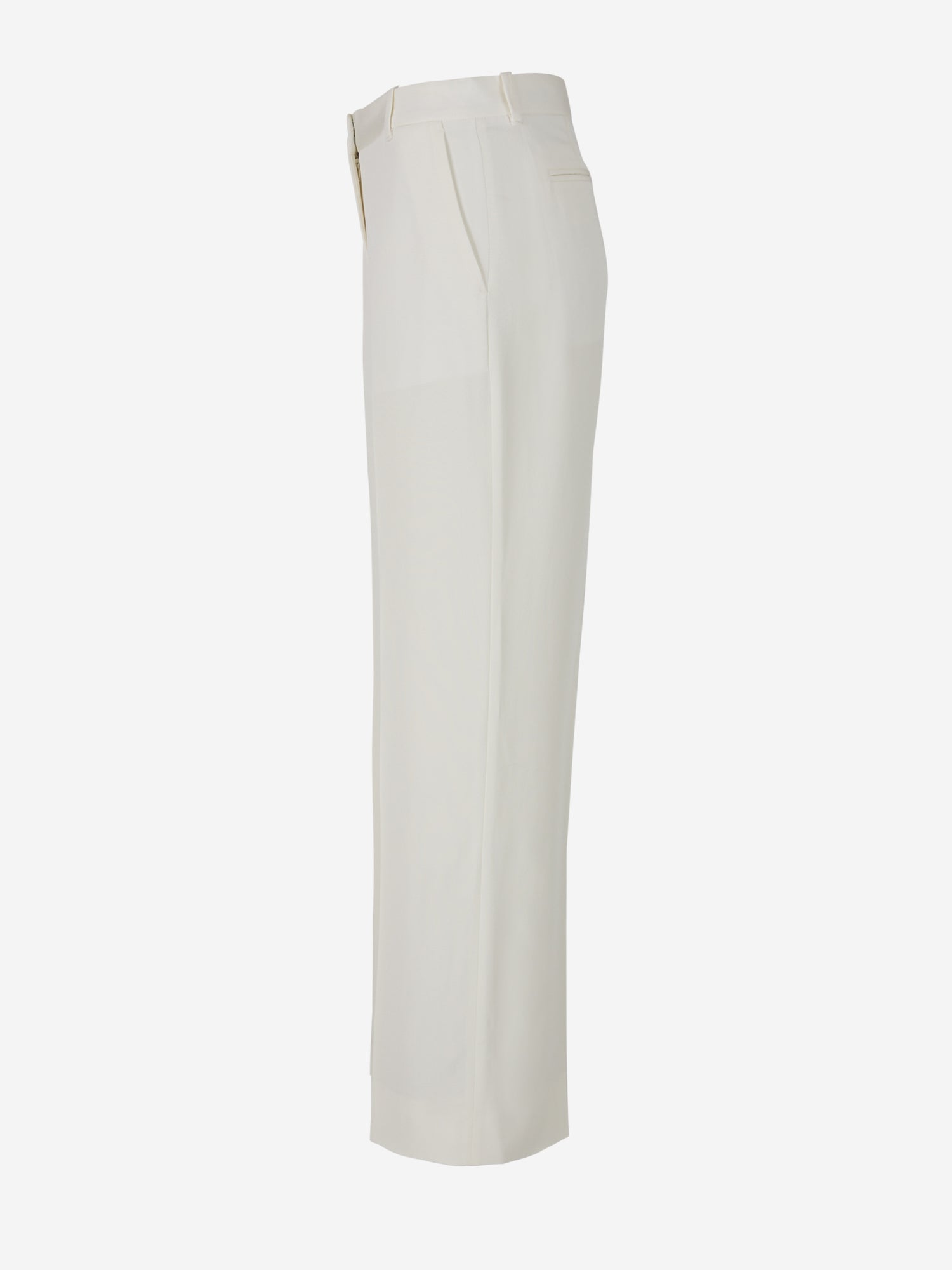 Victoria Beckham Pantalones Rectos Viscosa color Blanco sku 761-003020 01 - Foto 2