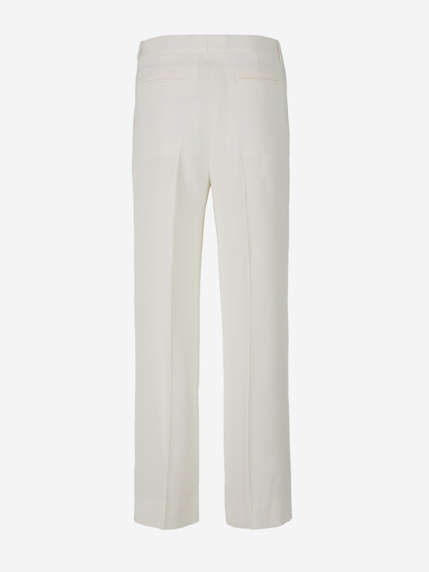 Victoria Beckham Pantalones Rectos Viscosa color Blanco sku 761-003020 01 - Foto 3