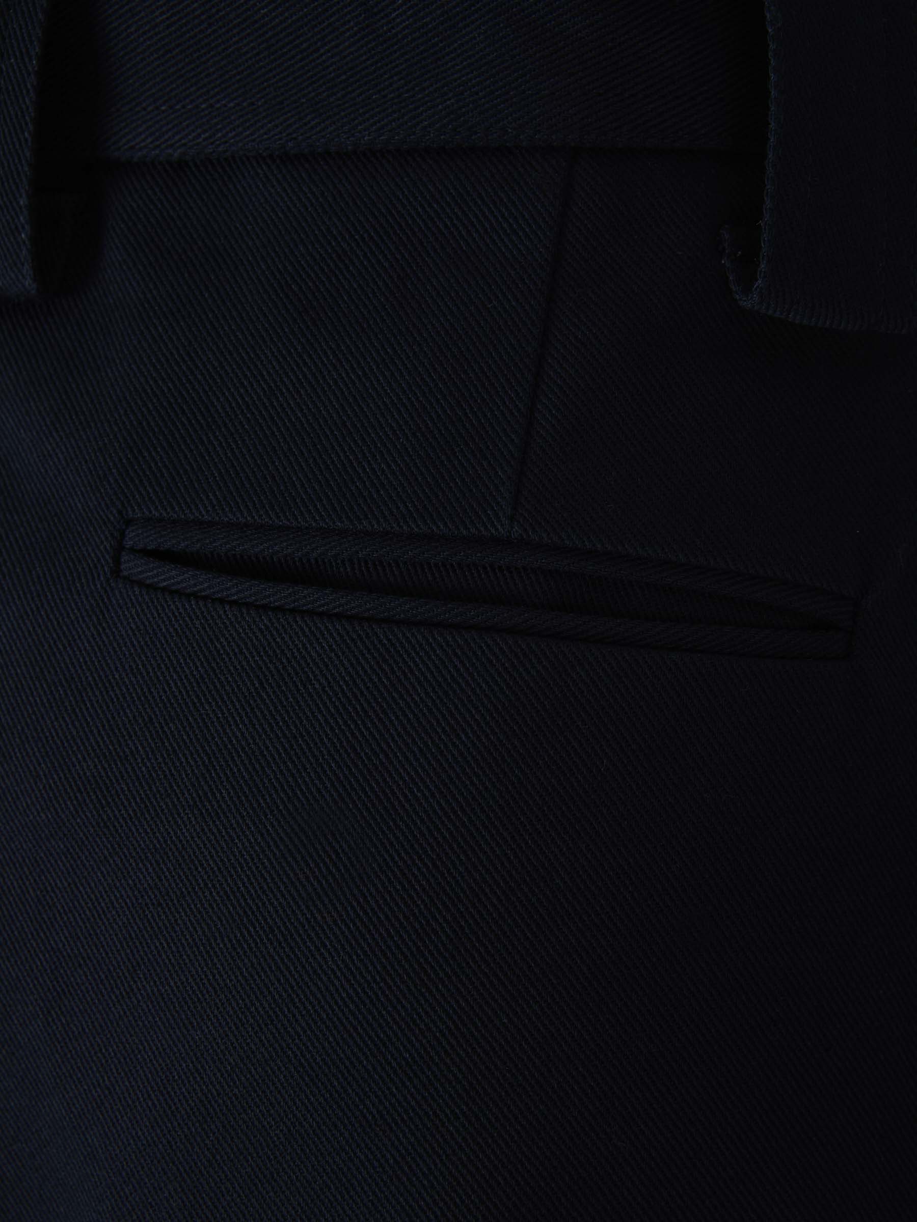 Plan C Pantalones Rectos Algodón color Azul Noche sku 761-003042 01 - Foto 4
