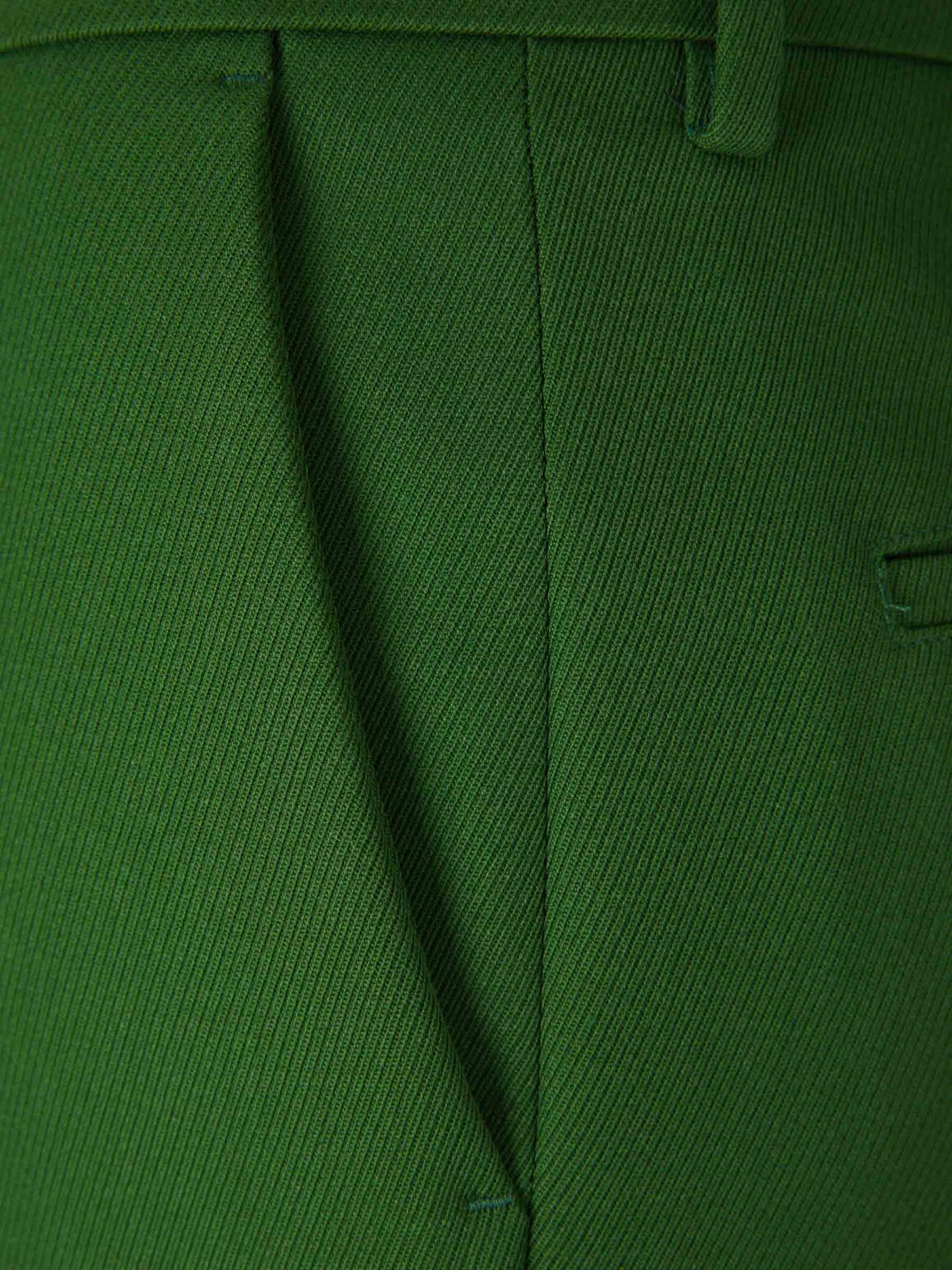 Ami Paris Pantalones Vestir Lana color Verde Azulado sku 761-003111 01 - Foto 3