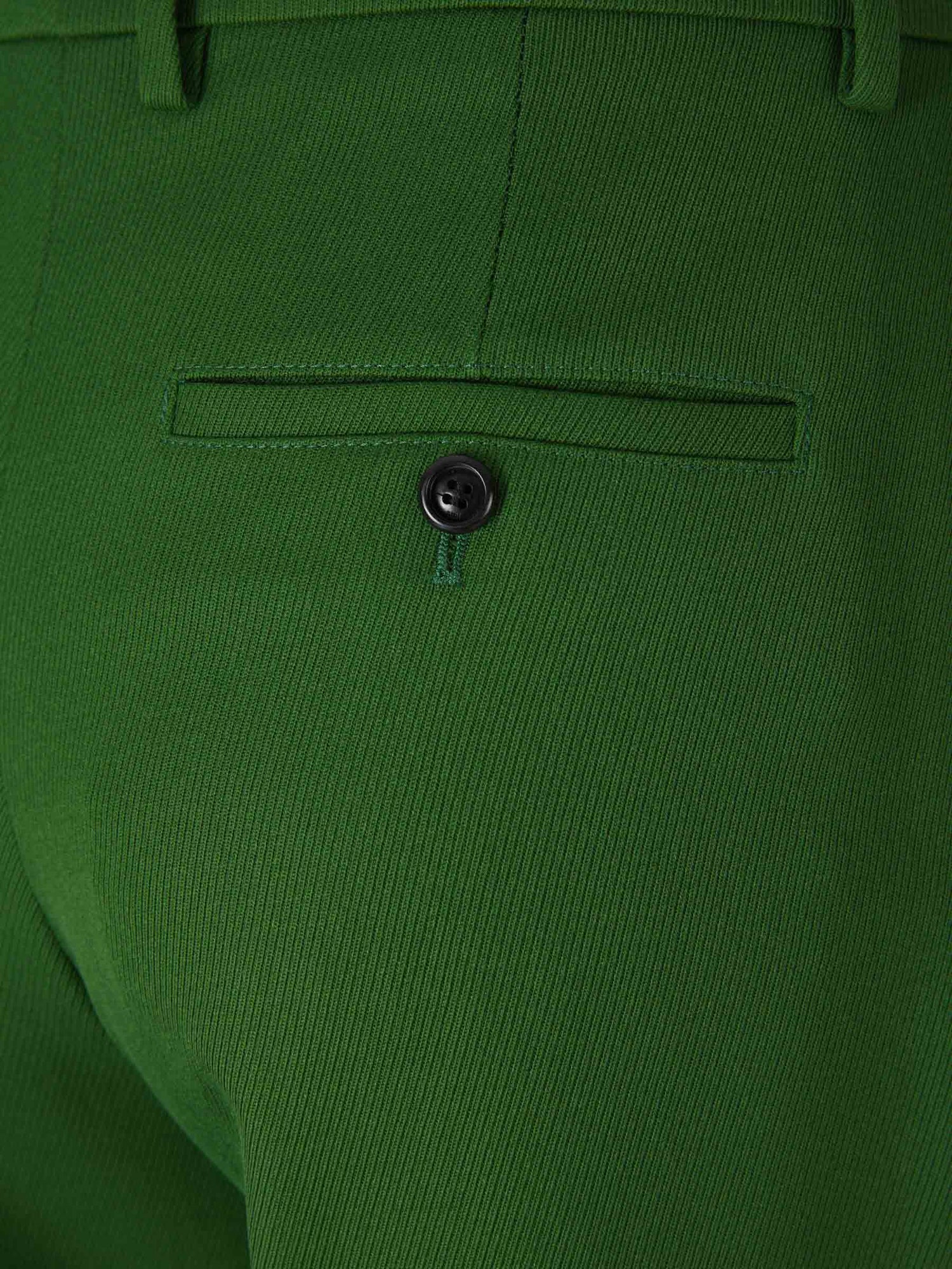 Ami Paris Pantalones Vestir Lana color Verde Azulado sku 761-003111 01 - Foto 4