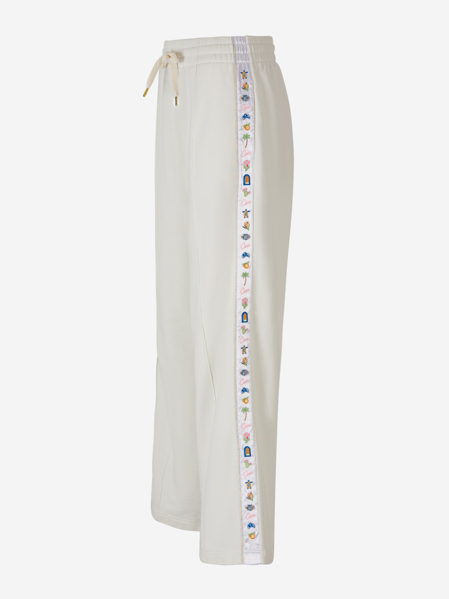 Casablanca Joggers Franjas Algodón color Blanco sku 761-003138 01 - Foto 2