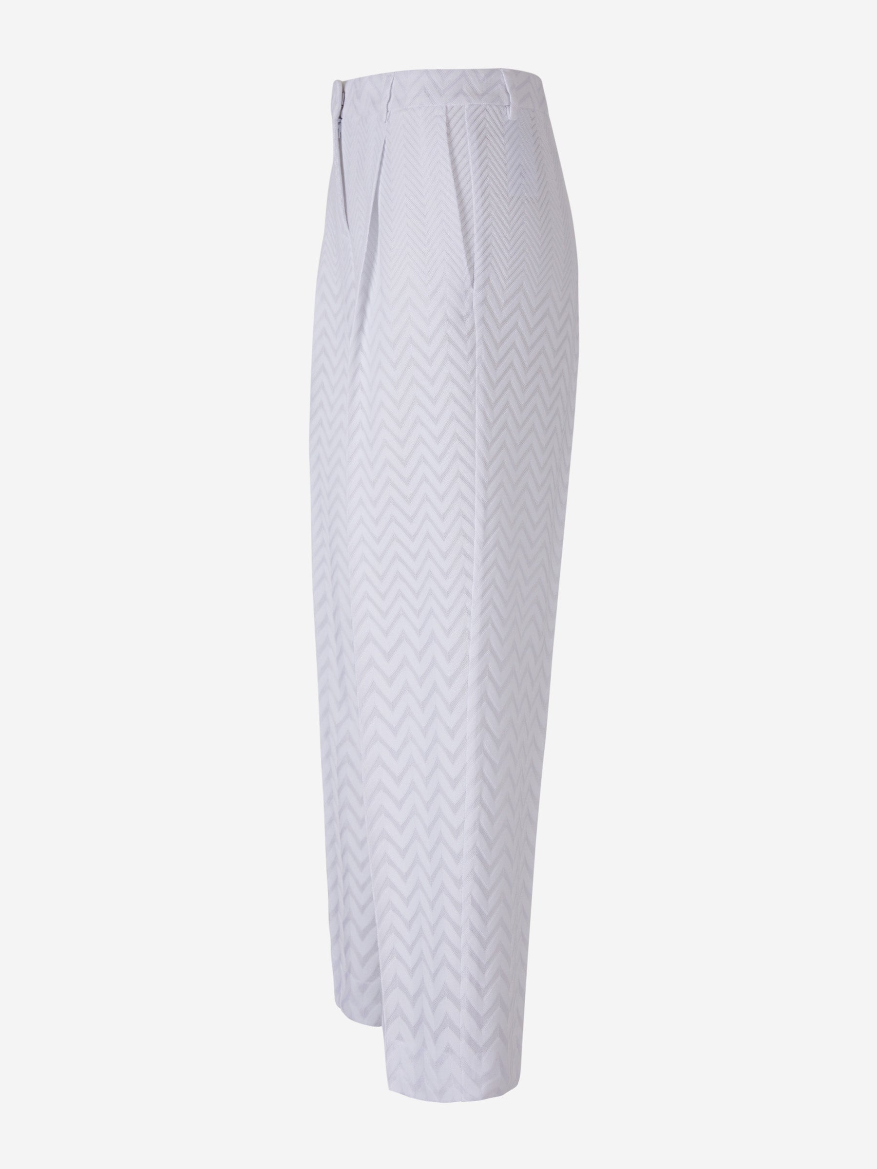 Missoni Pantalones Motivo ZigZag color Blanco sku 761-003153 01 - Foto 2
