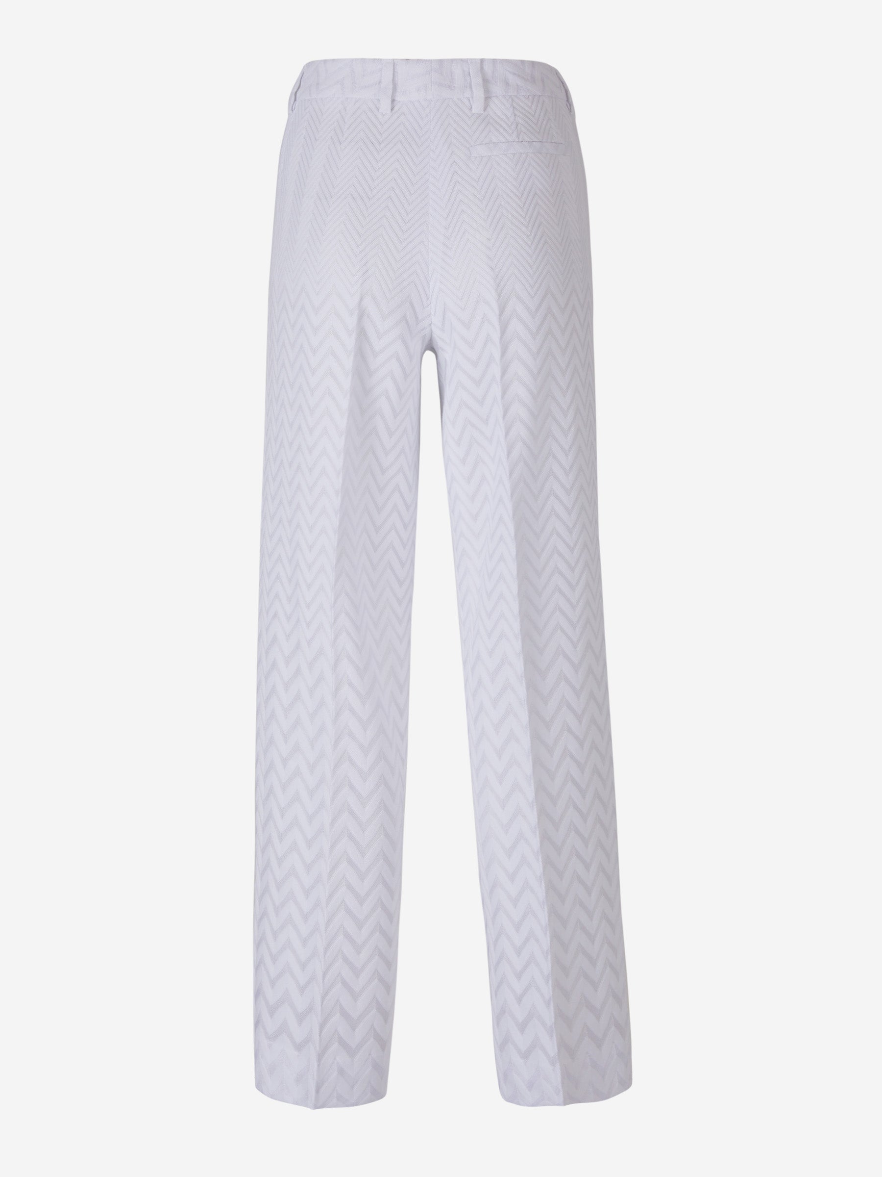 Missoni Pantalones Motivo ZigZag color Blanco sku 761-003153 01 - Foto 3