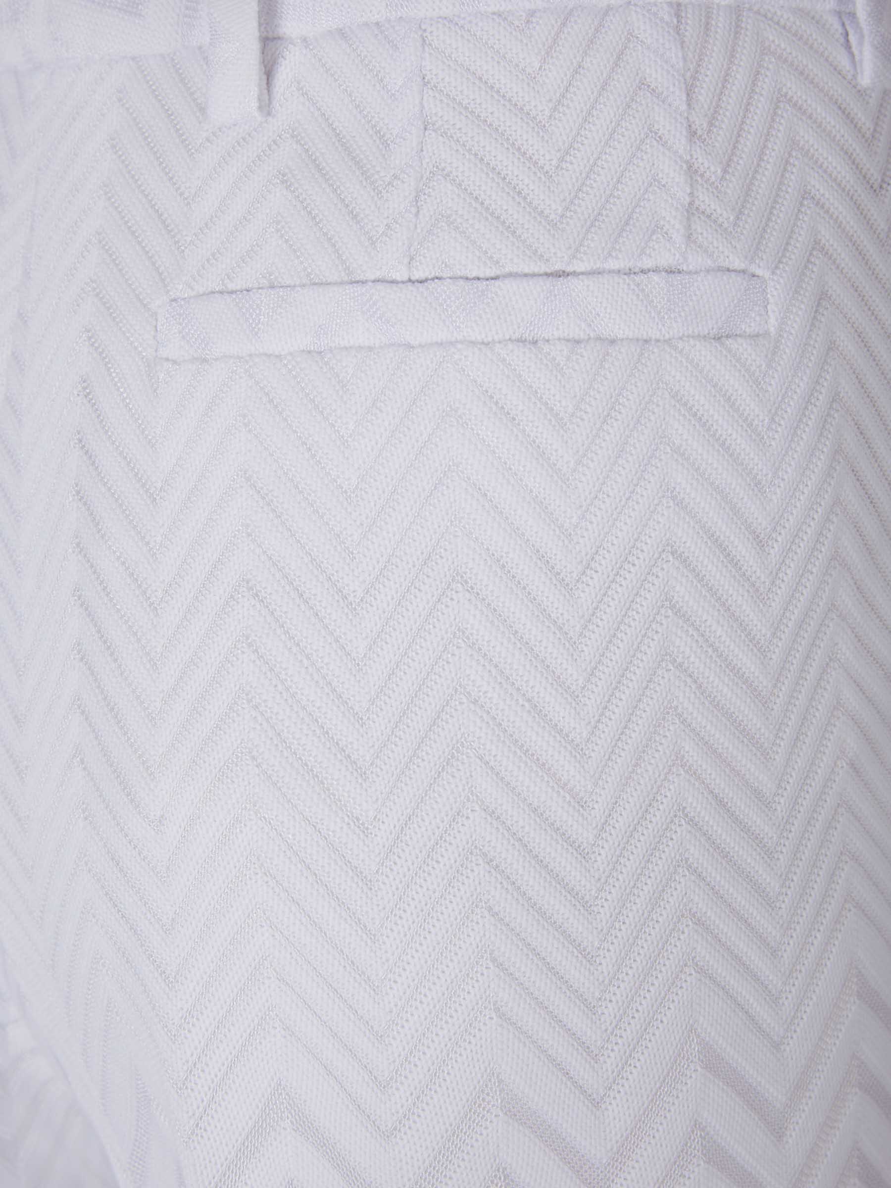 Missoni Pantalones Motivo ZigZag color Blanco sku 761-003153 01 - Foto 5