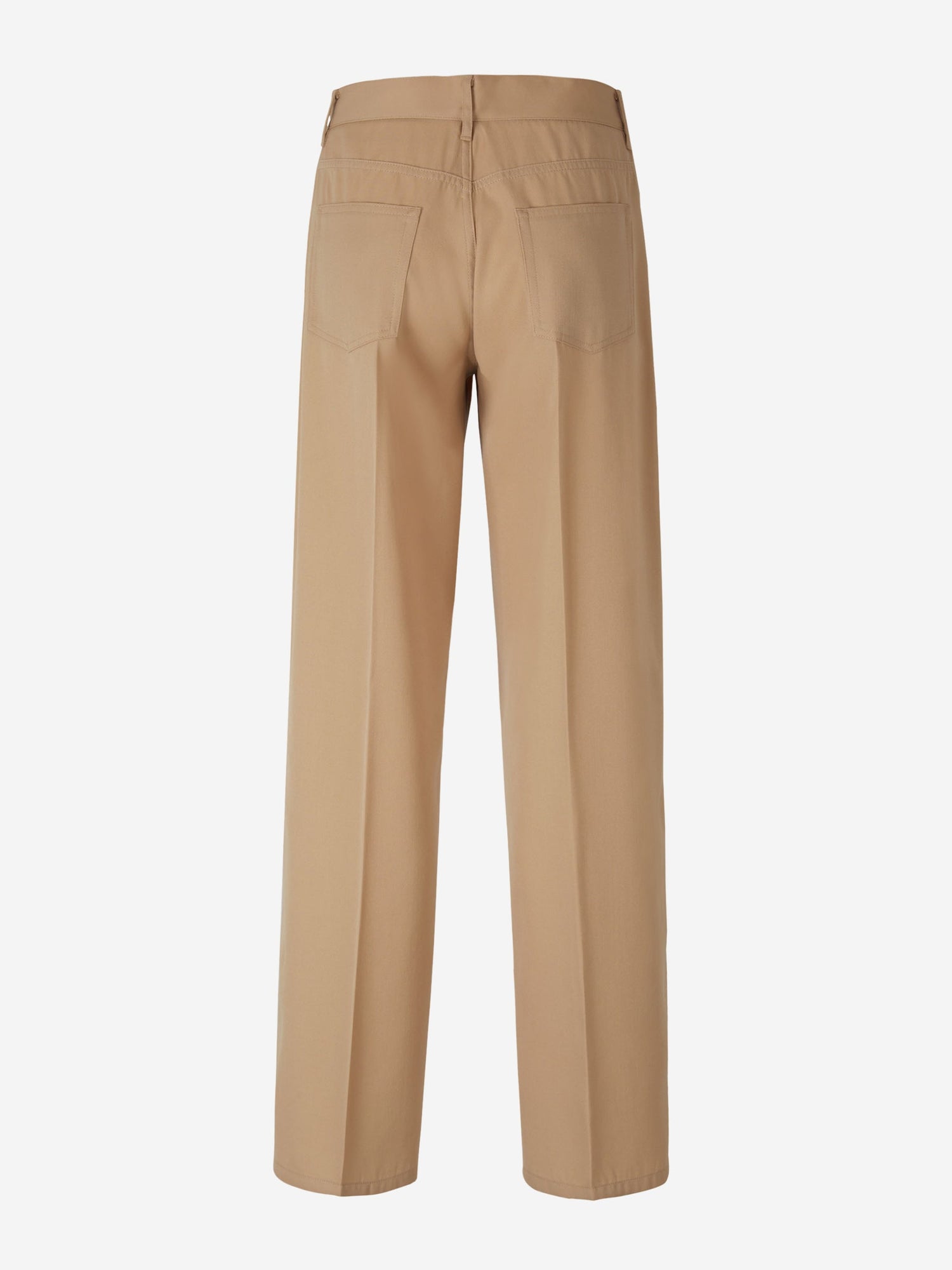 Outlet online Jil Sander Mujer Pantalones Anchos Lana color Beis sku 761-003210 01 - Foto 2