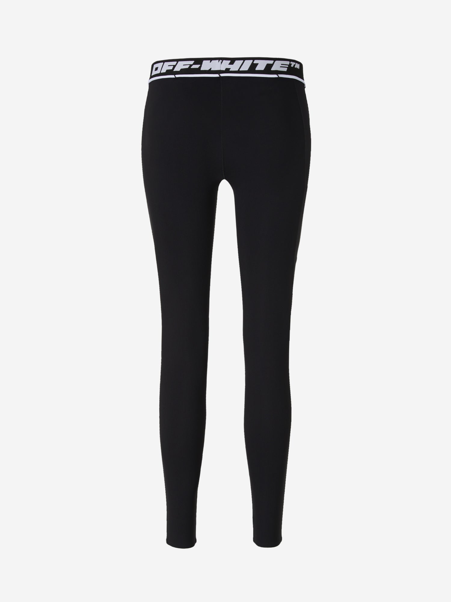 Off-White Leggings Banda Logo color Negro sku 761-003225 01 - Foto 2