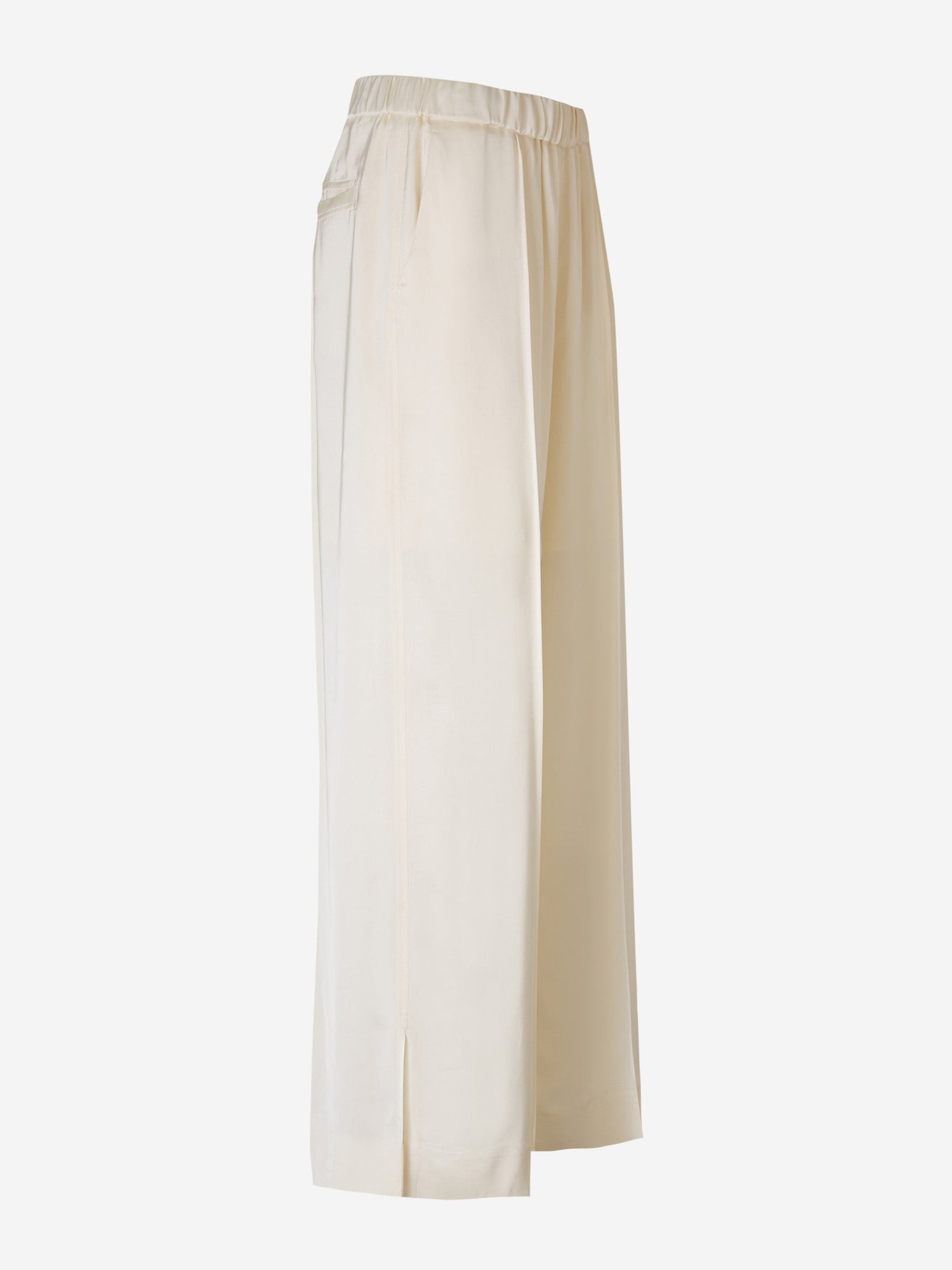 Outlet online Jil Sander Mujer Pantalones Rectos Viscosa color Beis sku 761-003242 01 - Foto 2