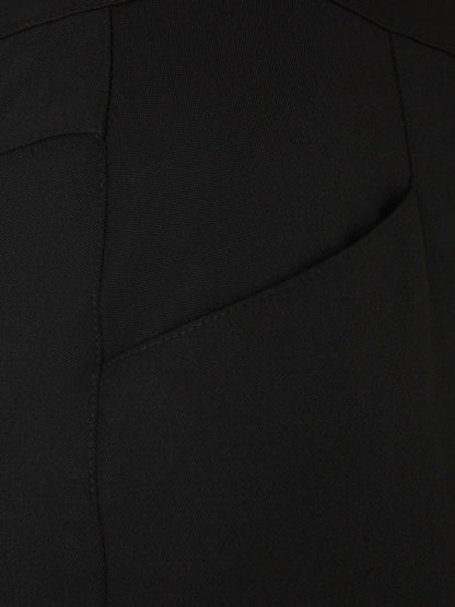 Outlet online Balmain Mujer Pantalones Slim Lana color Negro sku 761-003273 01 - Foto 3