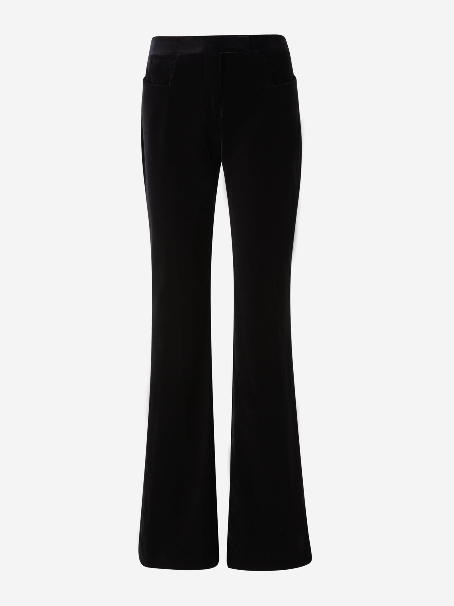 Outlet online Tom Ford Mujer Pantalones Bootcut Terciopelo color Negro sku 761-003307 01 - Foto 1
