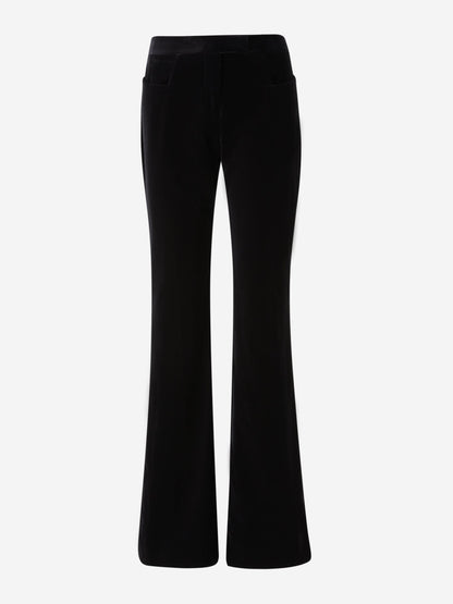 Outlet online Tom Ford Mujer Pantalones Bootcut Terciopelo color Negro sku 761-003307 01 - Foto 1