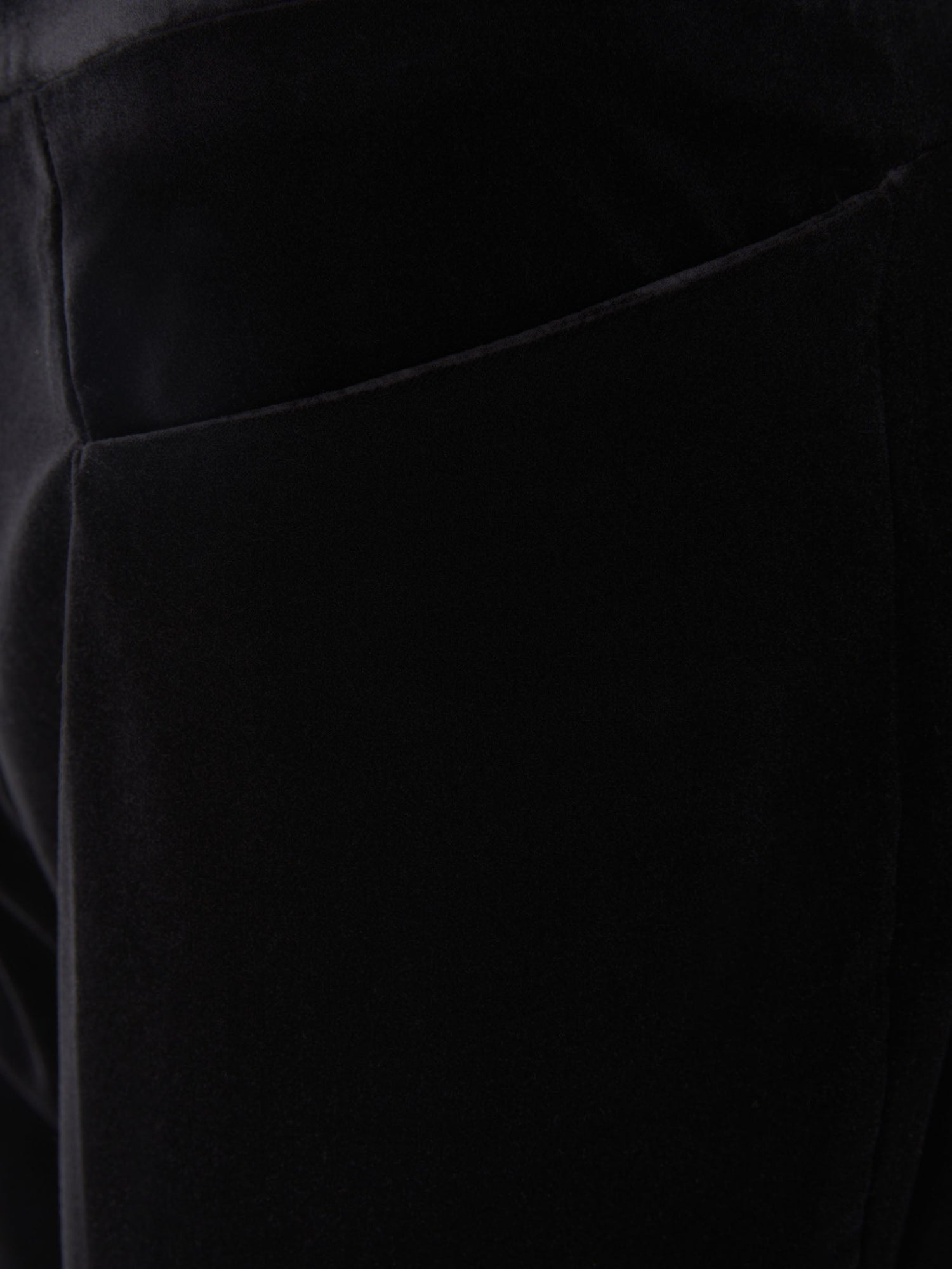 Outlet online Tom Ford Mujer Pantalones Bootcut Terciopelo color Negro sku 761-003307 01 - Foto 3