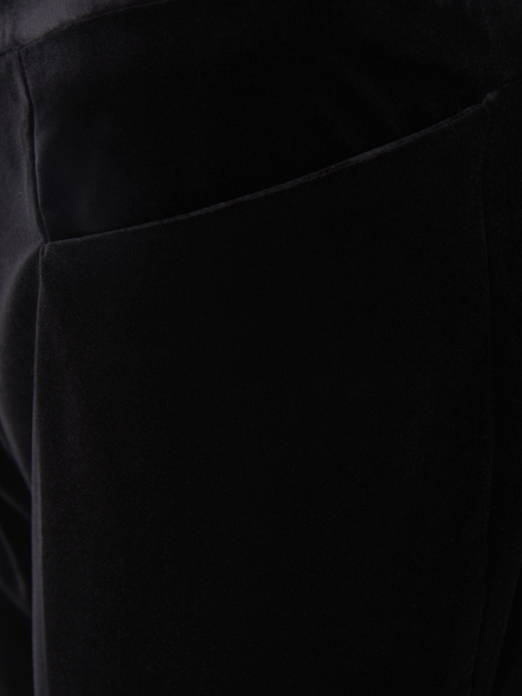 Outlet online Tom Ford Mujer Pantalones Bootcut Terciopelo color Negro sku 761-003307 01 - Foto 3