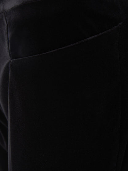 Outlet online Tom Ford Mujer Pantalones Bootcut Terciopelo color Negro sku 761-003307 01 - Foto 3