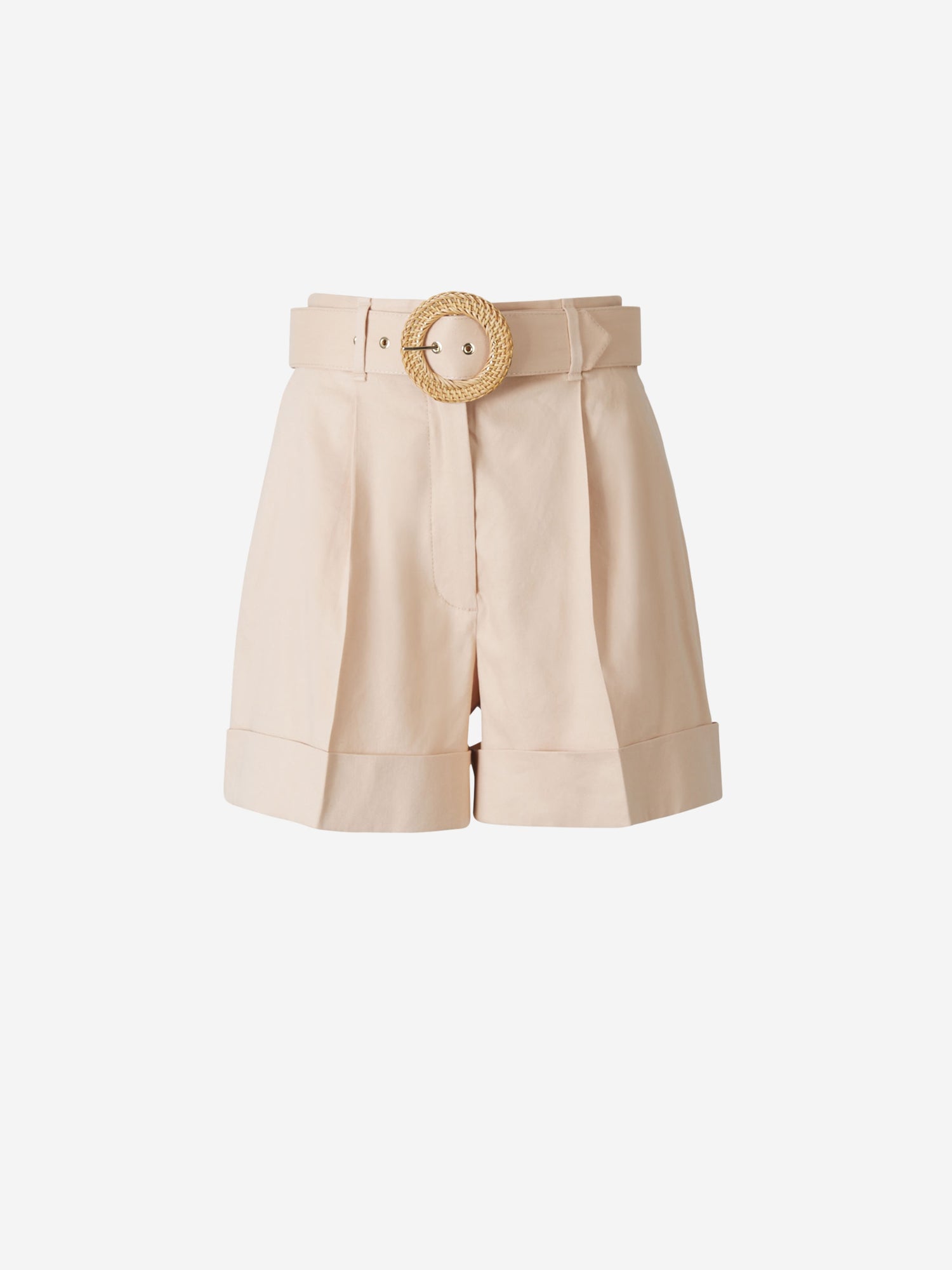 Zimmermann Shorts Cinturón Lino color Crema sku 762-000362 01 - Foto 1