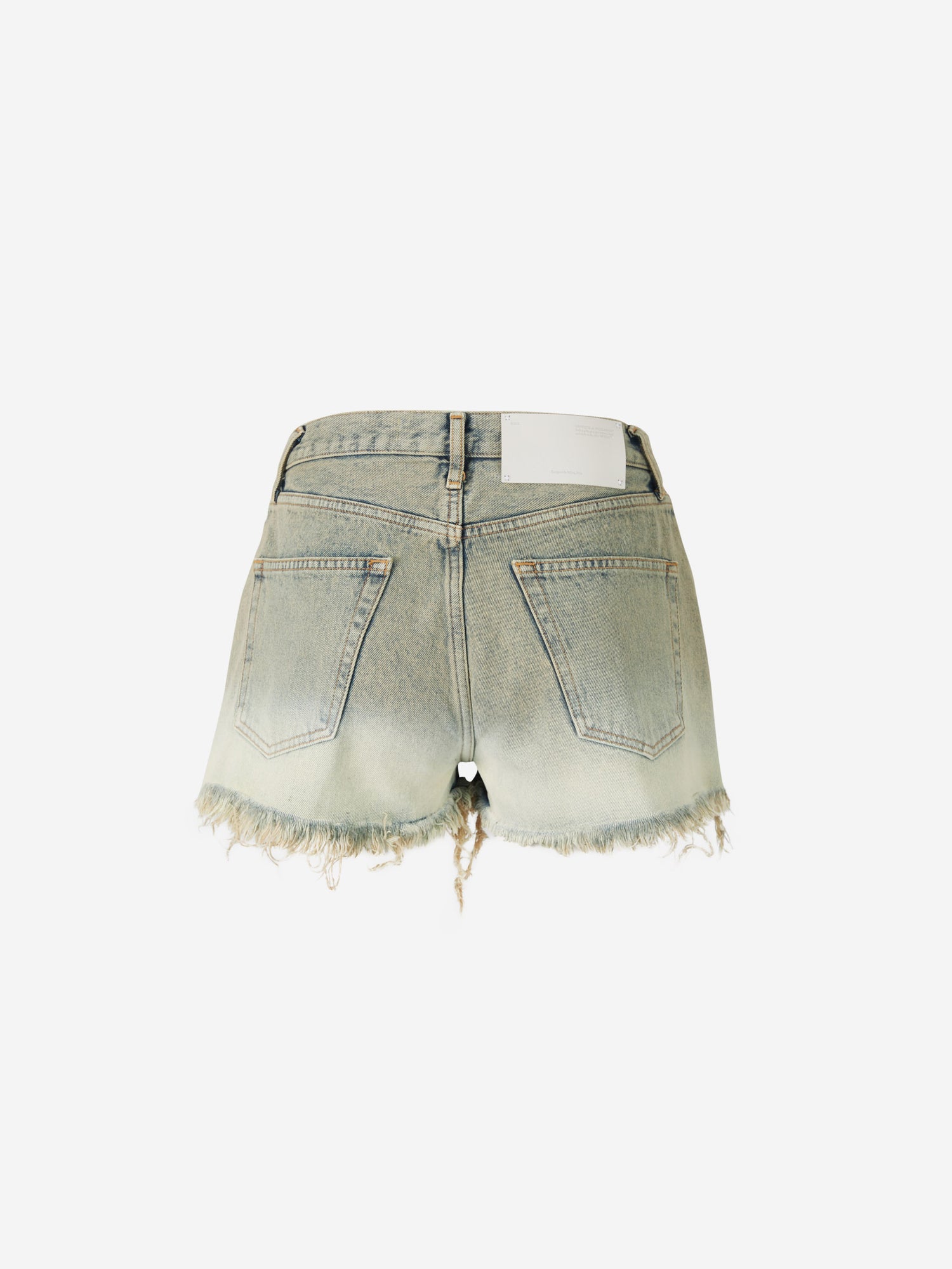 Off-White Shorts Denim Twisted color Azul Denim sku 762-000390 01 - Foto 3