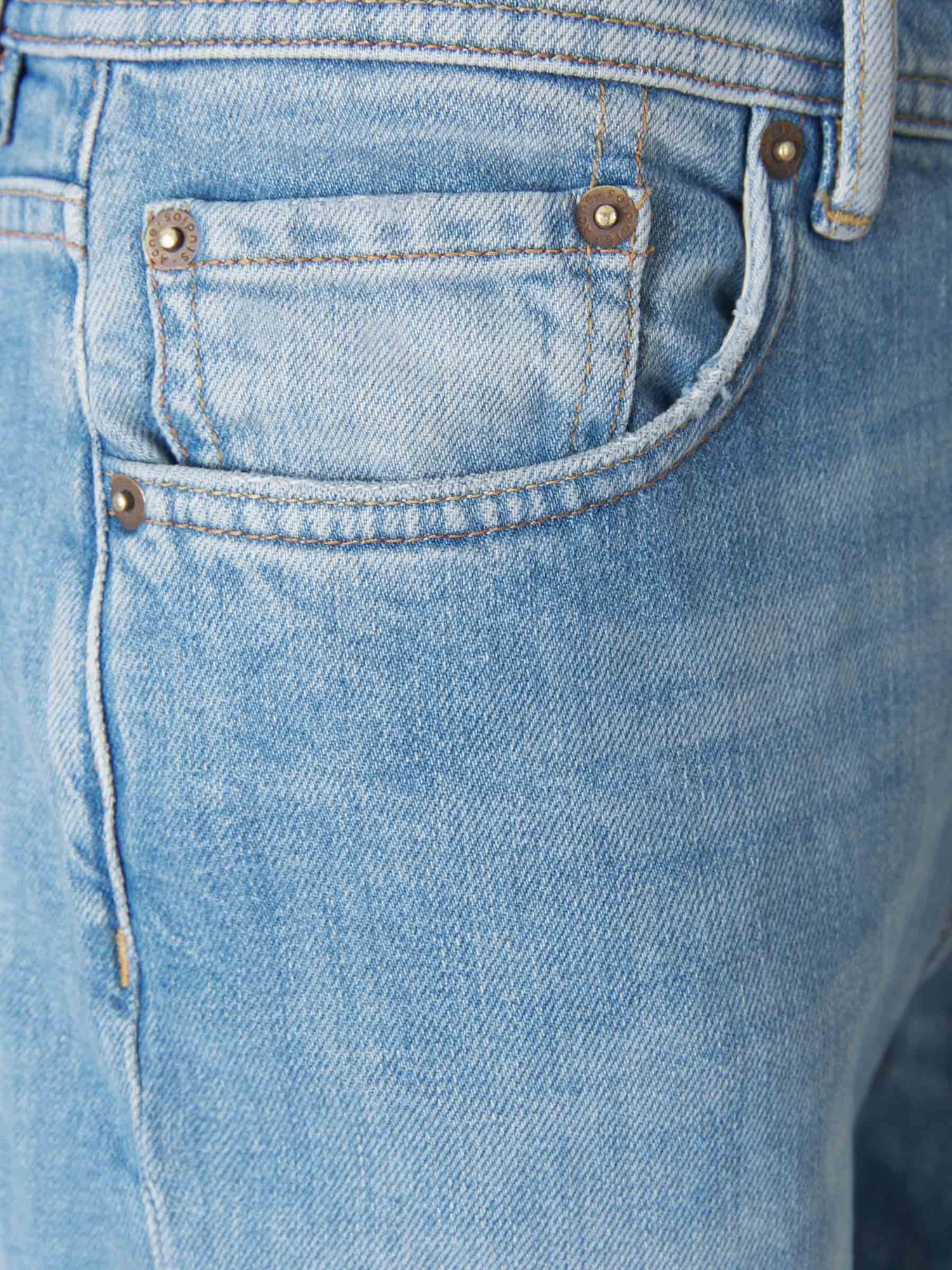 Acne Studios Jeans Straight Fit color Azul Denim sku 763-001247 01 - Foto 3