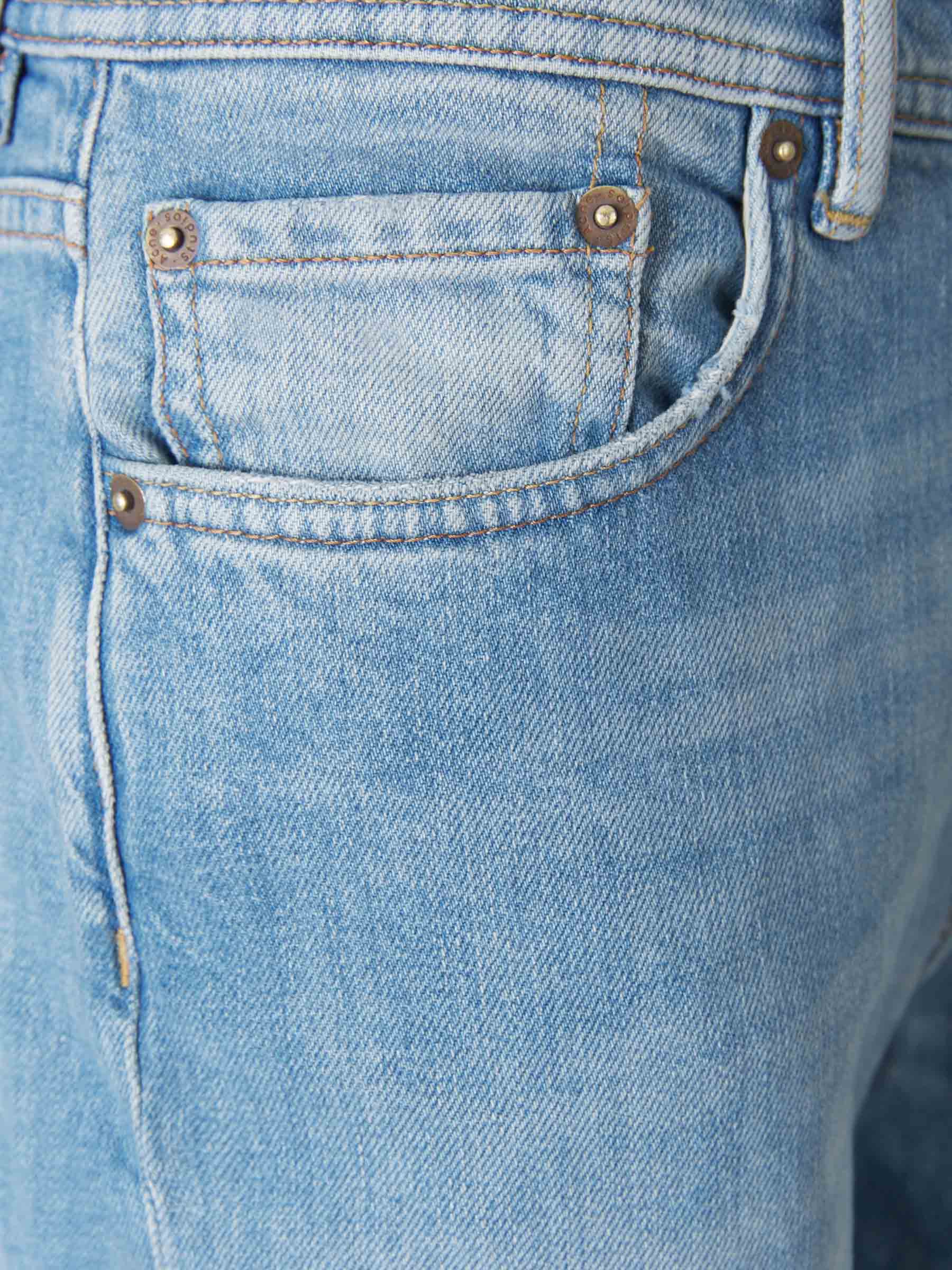 Acne Studios Jeans Straight Fit color Azul Denim sku 763-001247 01 - Foto 3
