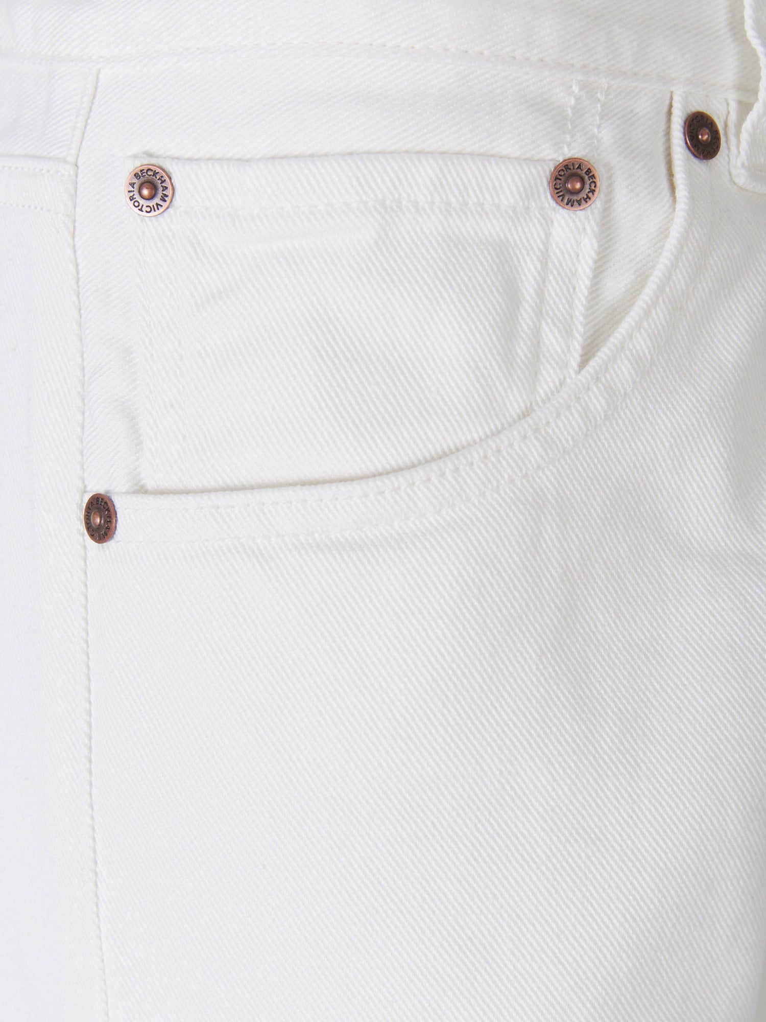 Victoria Beckham Jeans Olivia Slim Fit color Blanco sku 763-001294 01 - Foto 3