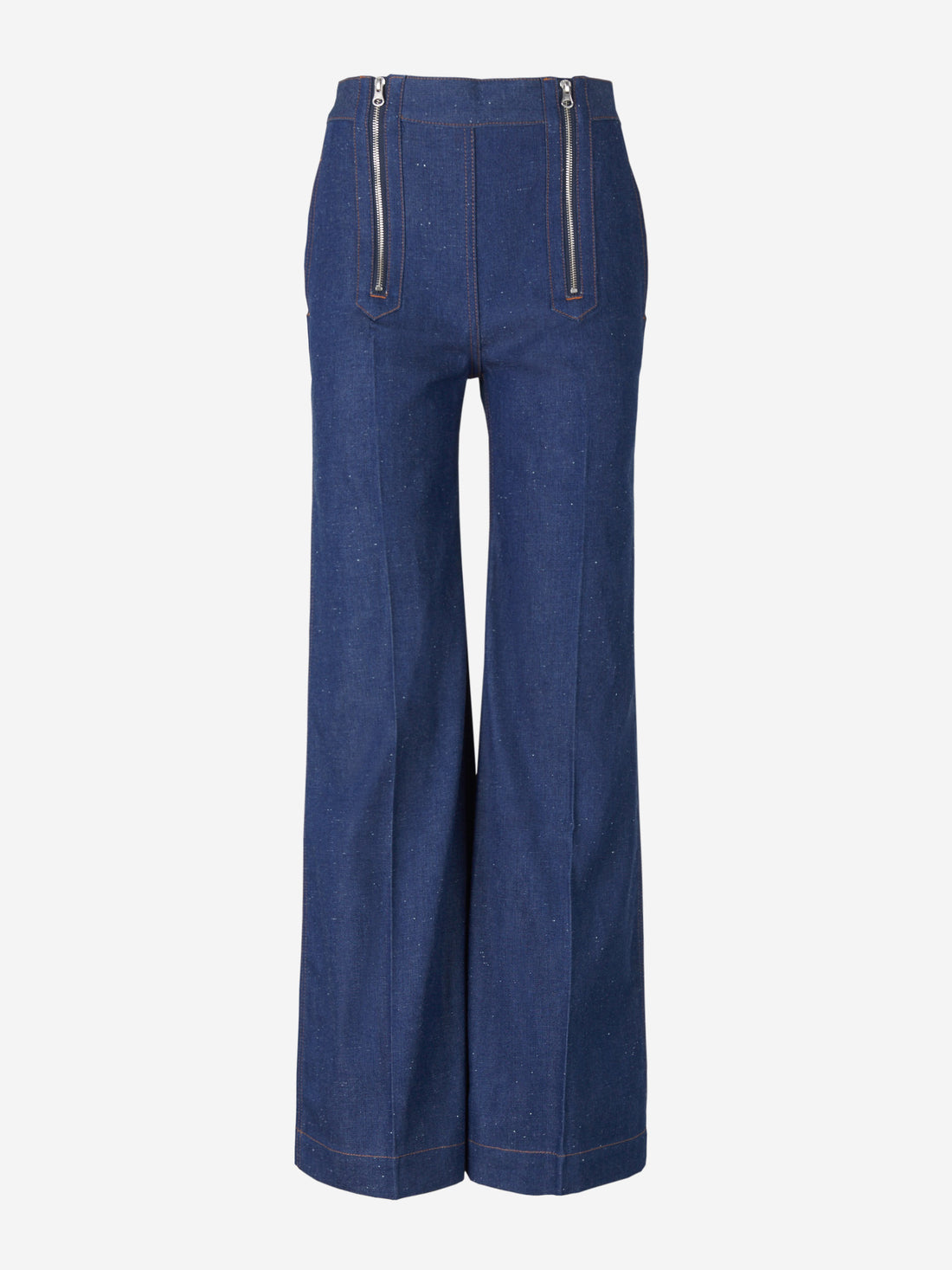 Victoria Beckham Jeans Acampanados Cremalleras color Azul Cobalto sku 763-001387 01 - Foto 1