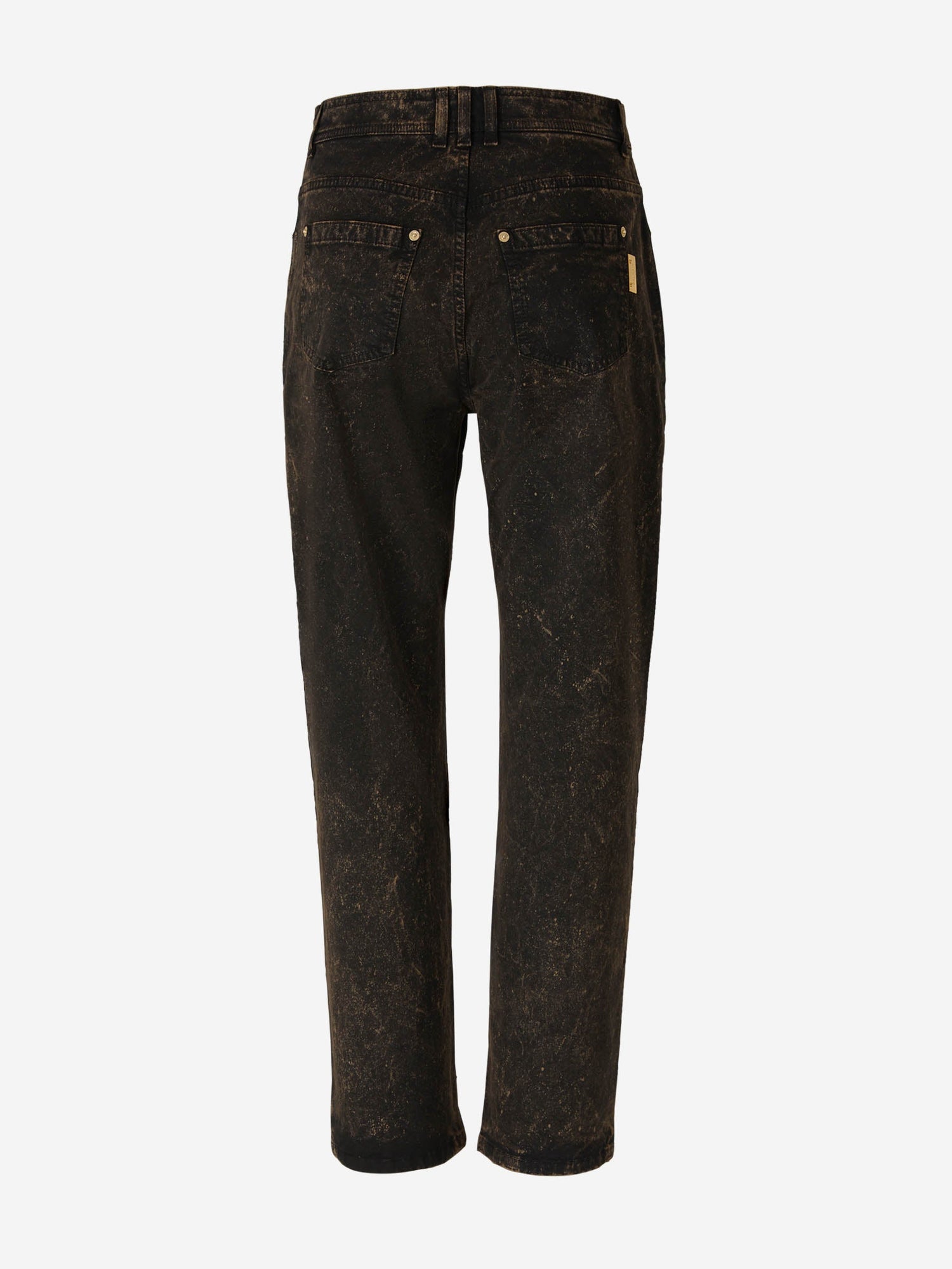 Outlet online Balmain Mujer Jeans Straight Algodón color Negro sku 763-001412 00 - Foto 2