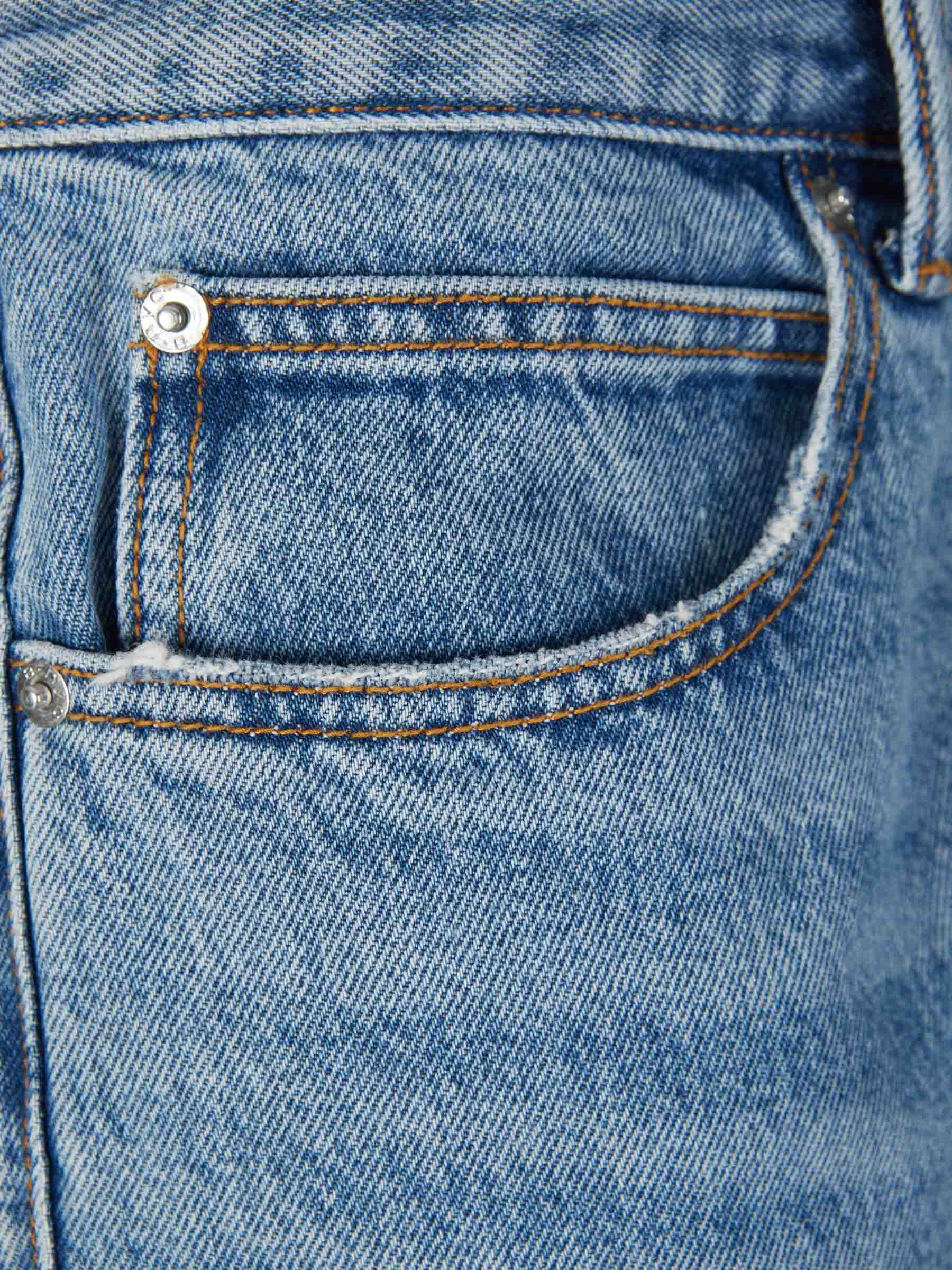 Outlet online Alexander Wang Mujer Jeans Straight Algodón color Azul Denim sku 763-001458 01 - Foto 3