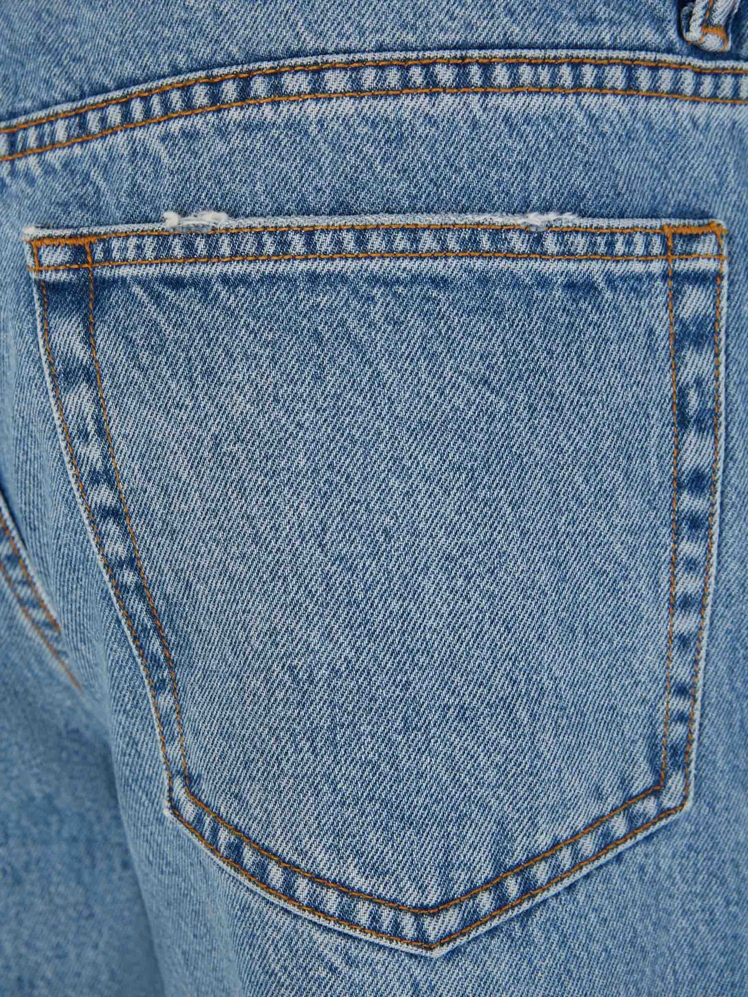 Alexander Wang Jeans Straight Algodón color Azul Denim sku 763-001458 01 - Foto 3