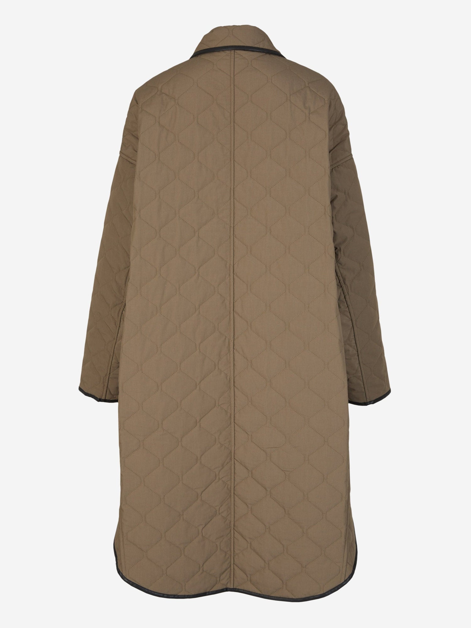 Totême Chaquetón Acolchado Botones color Topo sku 771-001429 01 - Foto 3