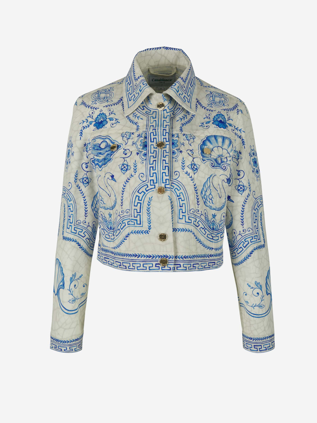 Casablanca Chaqueta Denim Plat A Dessert color Blanco sku 772-001198 01 - Foto 1