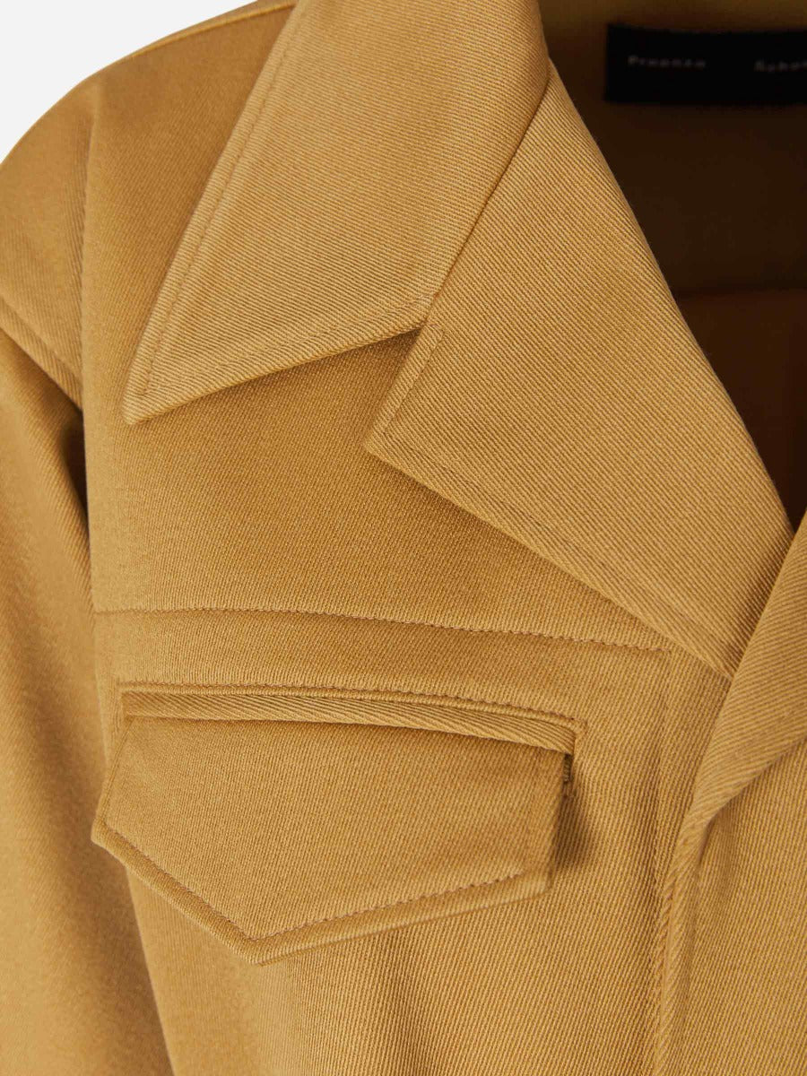 Proenza Schouler Gabardina Cinturón Lana color Caramelo sku 773-000157 01 - Foto 2