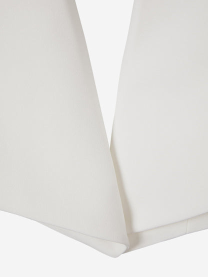 Mônot Chaleco Cropped Crepé color Blanco sku 775-000135 01 - Foto 4