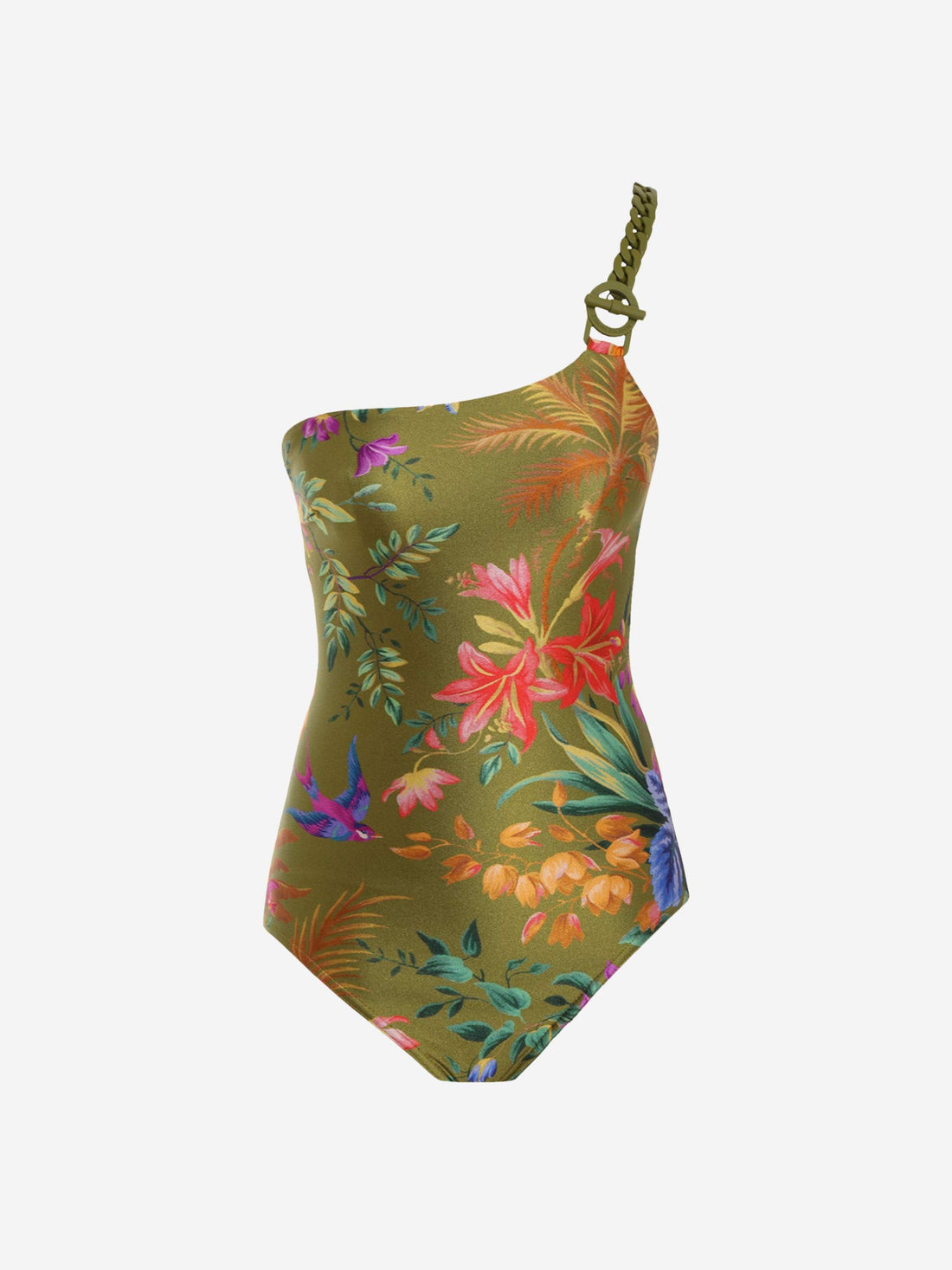 Zimmermann Bañador Tropicana Asimétrico color Verde Militar sku 781-000439 01 - Foto 1