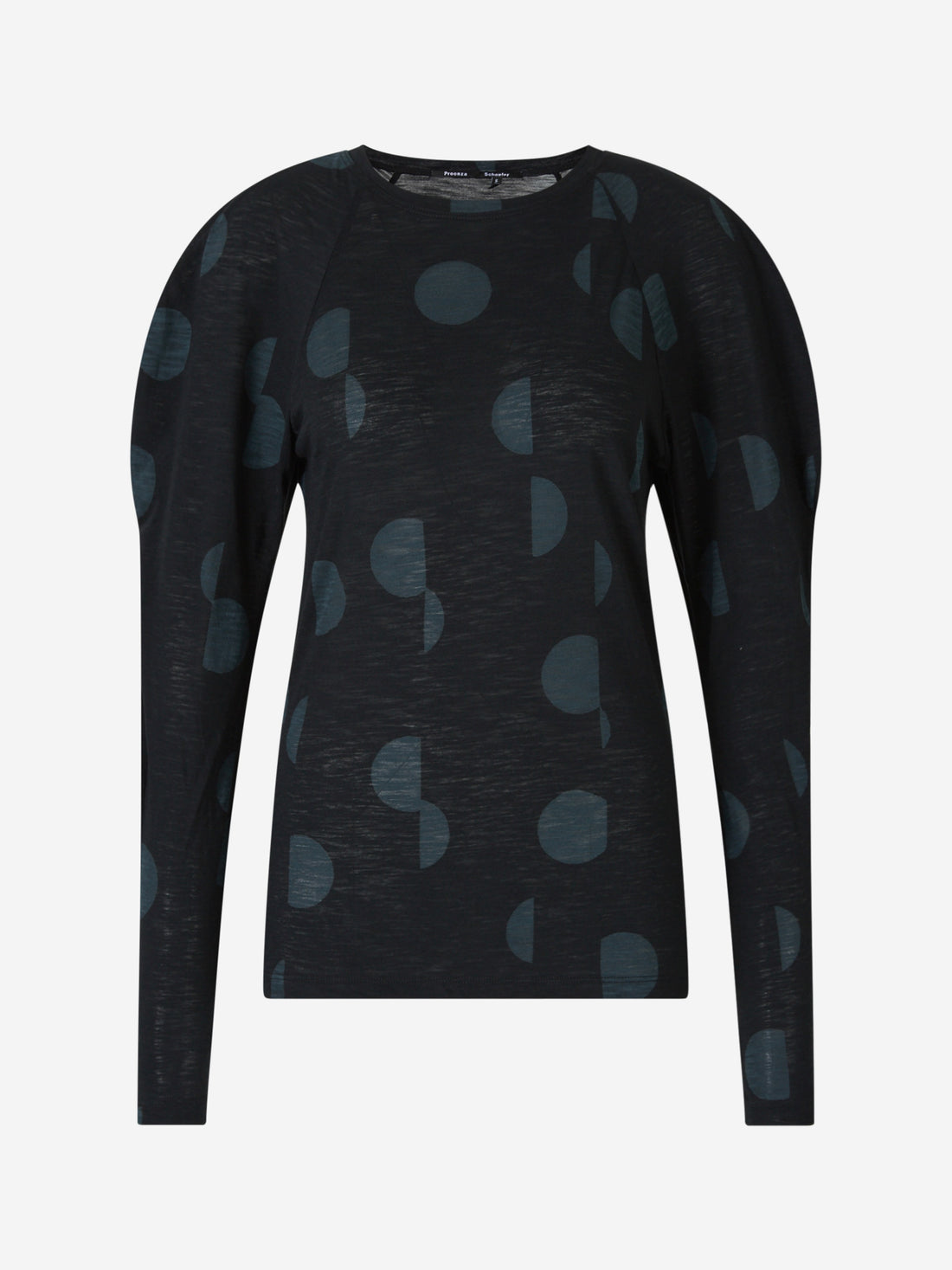 Proenza Schouler Camiseta Jaspeada Lunares color Negro sku 782-001166 01 - Foto 1