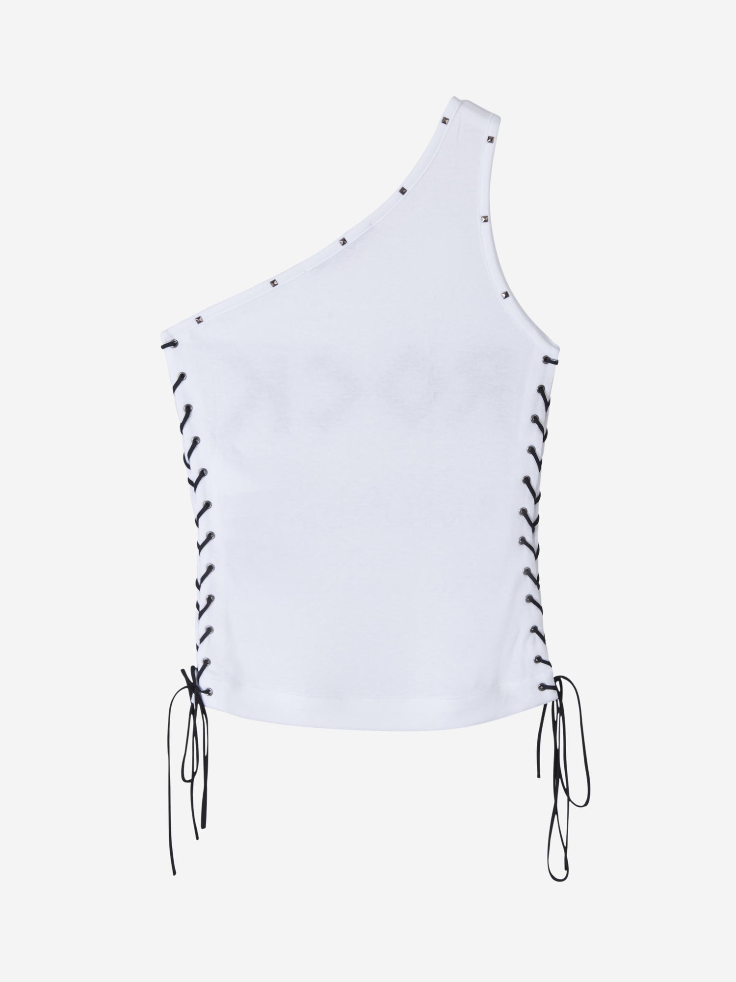 Stella McCartney Top Asimétrico Rock color Blanco sku 782-001322 01 - Foto 2