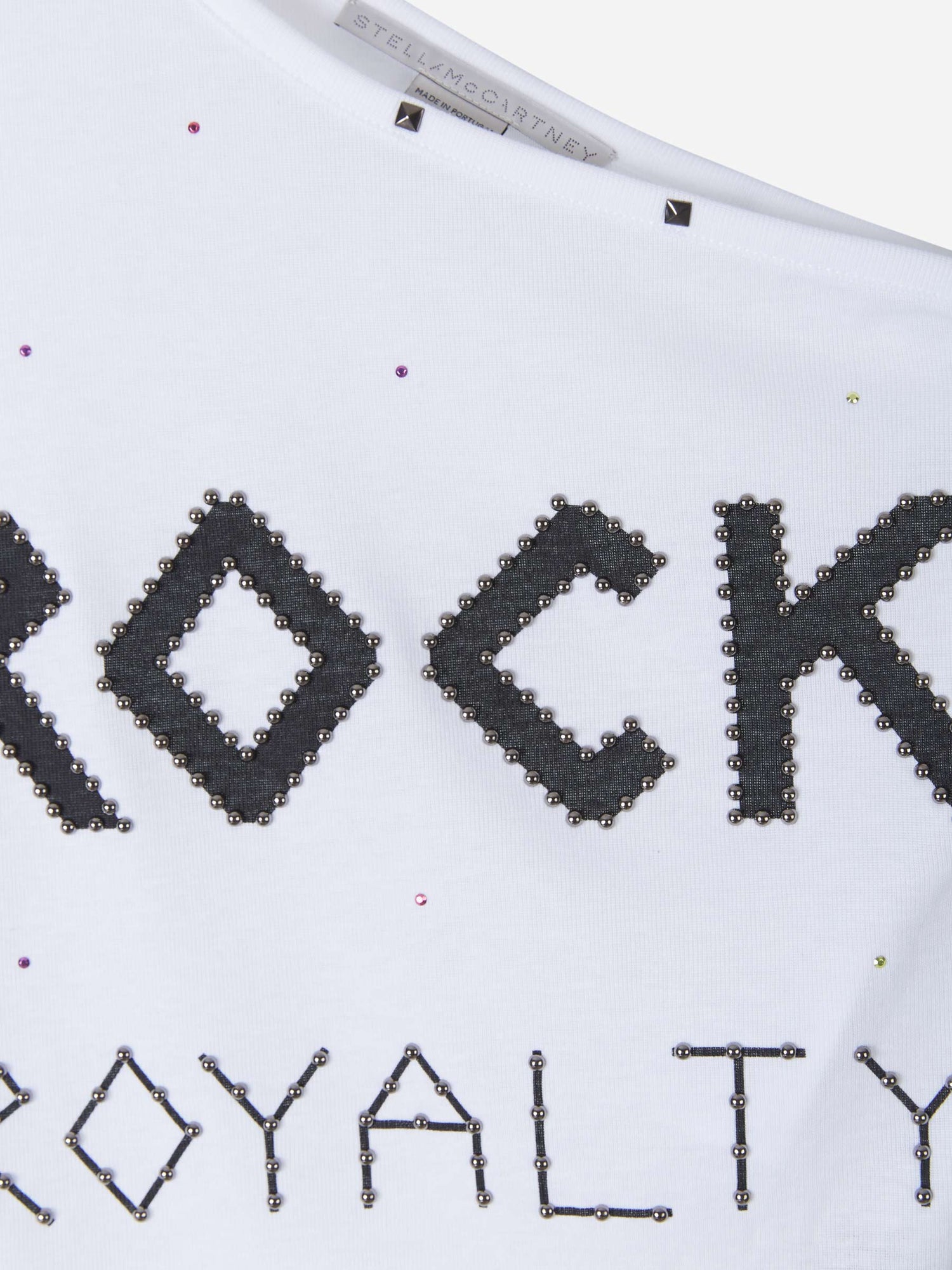 Stella McCartney Top Asimétrico Rock color Blanco sku 782-001322 01 - Foto 3