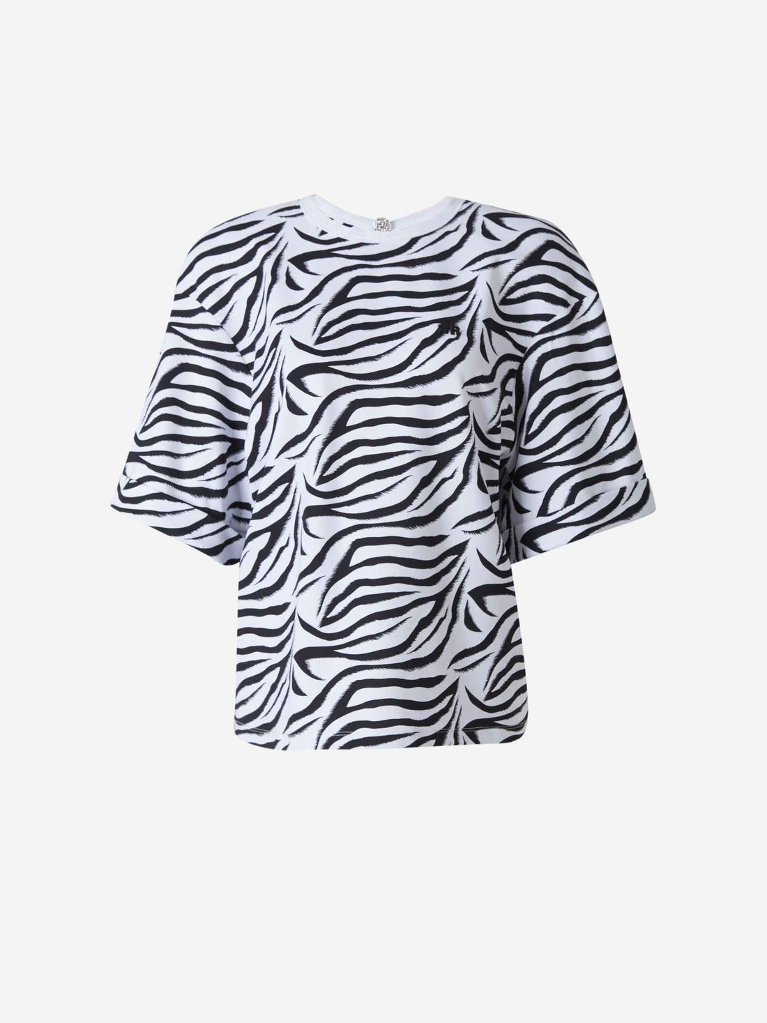 Rotate Camiseta Estampado Animal Hombreras color Blanco sku 782-001323 01 - Foto 1