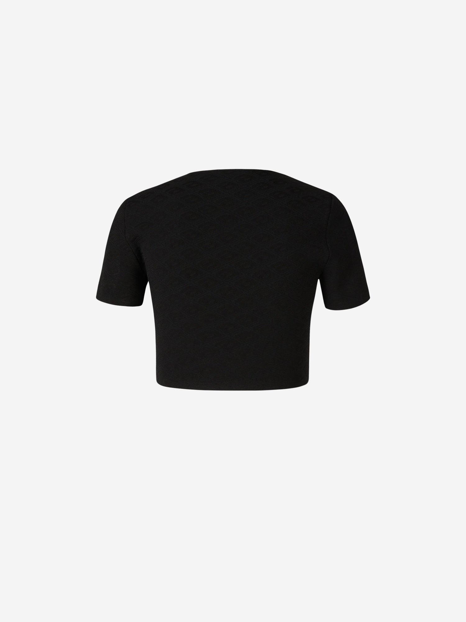 Alexander Wang Top Cropped Monograma color Negro sku 782-001481 01 - Foto 2