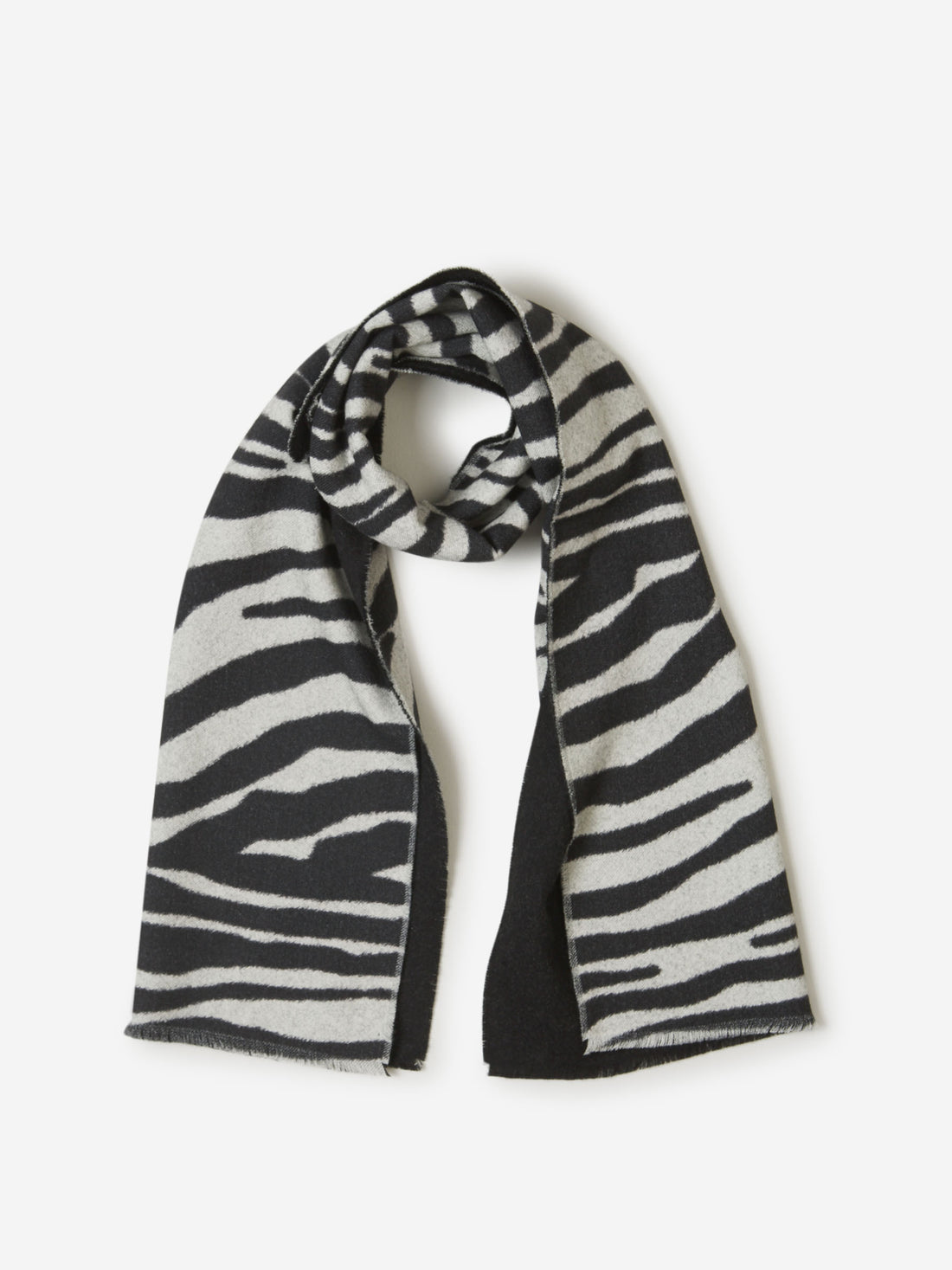 Dries Van Noten Bufanda Motivo Animal Lana color Blanco sku 796-000076 02 - Foto 1