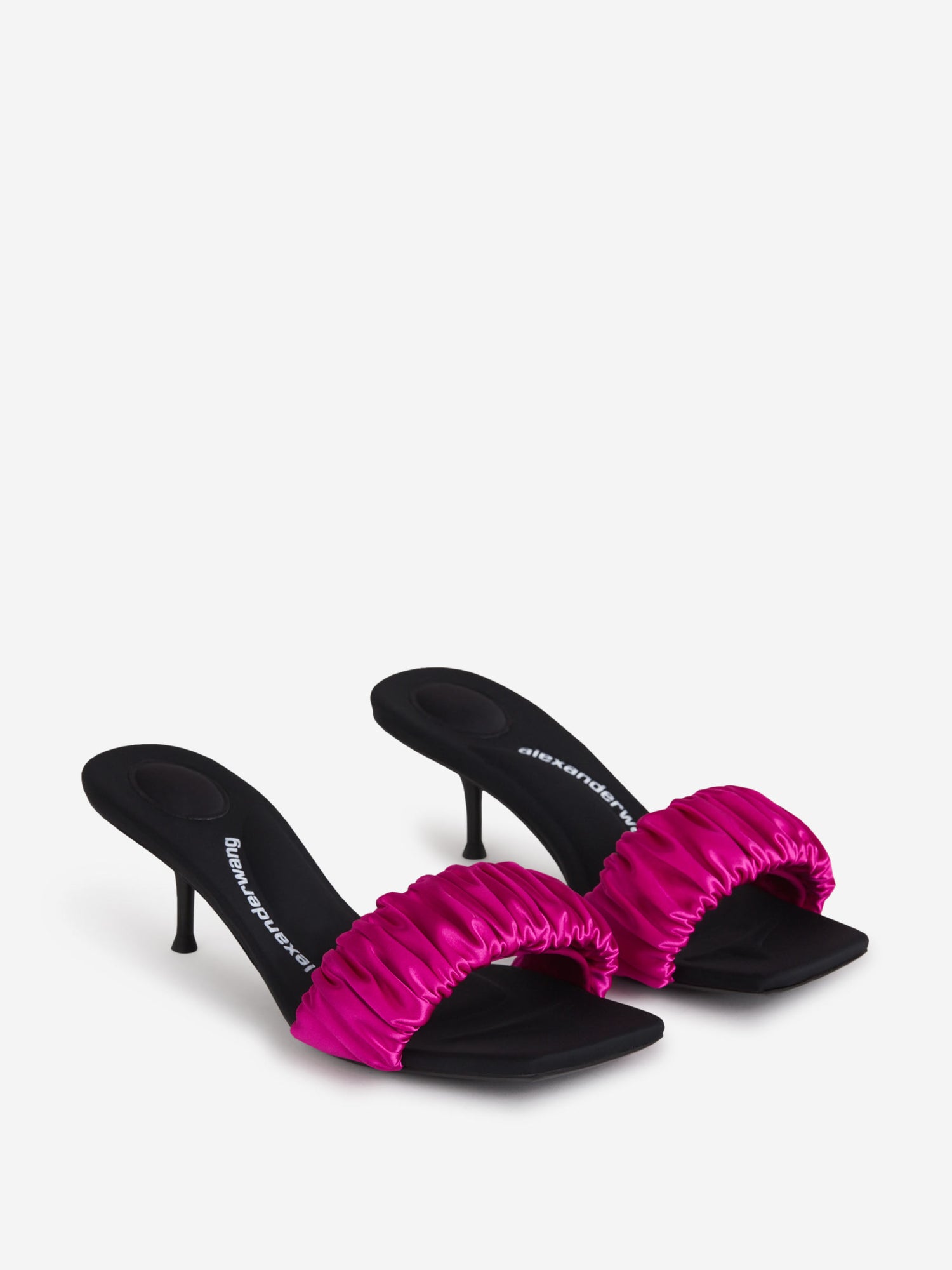 Alexander Wang Sandalias Jessie Scrunchie color Fucsia sku 800-004598 02 - Foto 2