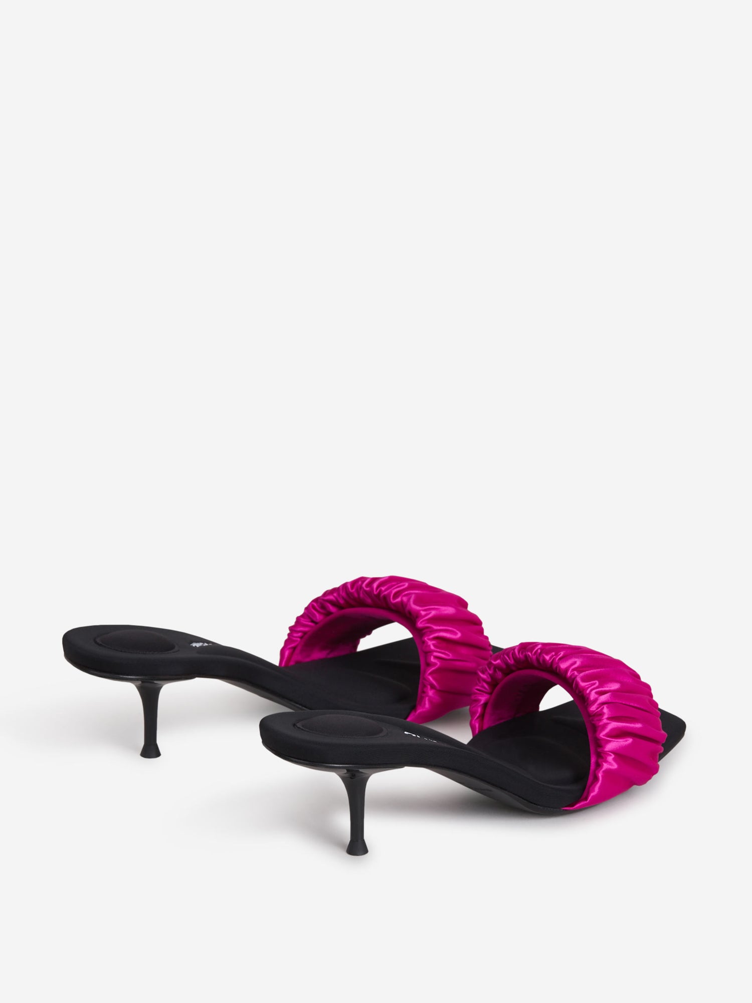 Alexander Wang Sandalias Jessie Scrunchie color Fucsia sku 800-004598 02 - Foto 3