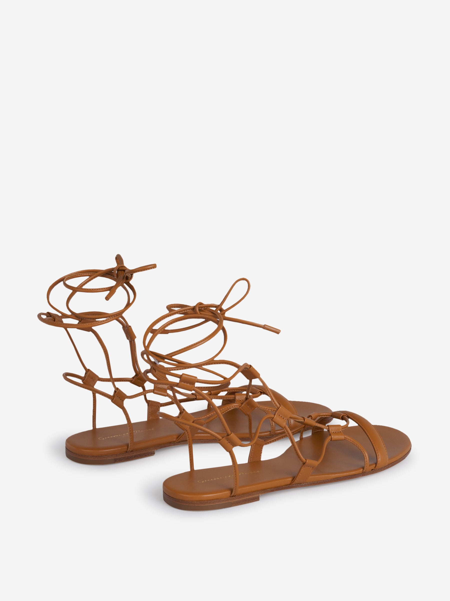 Gianvito Rossi Sandalias Giza color Caramelo sku 800-004607 01 - Foto 3