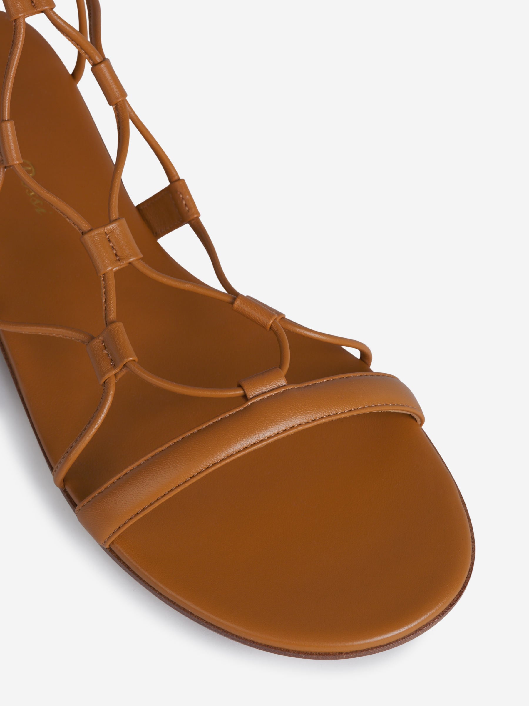 Gianvito Rossi Sandalias Giza color Caramelo sku 800-004607 01 - Foto 4