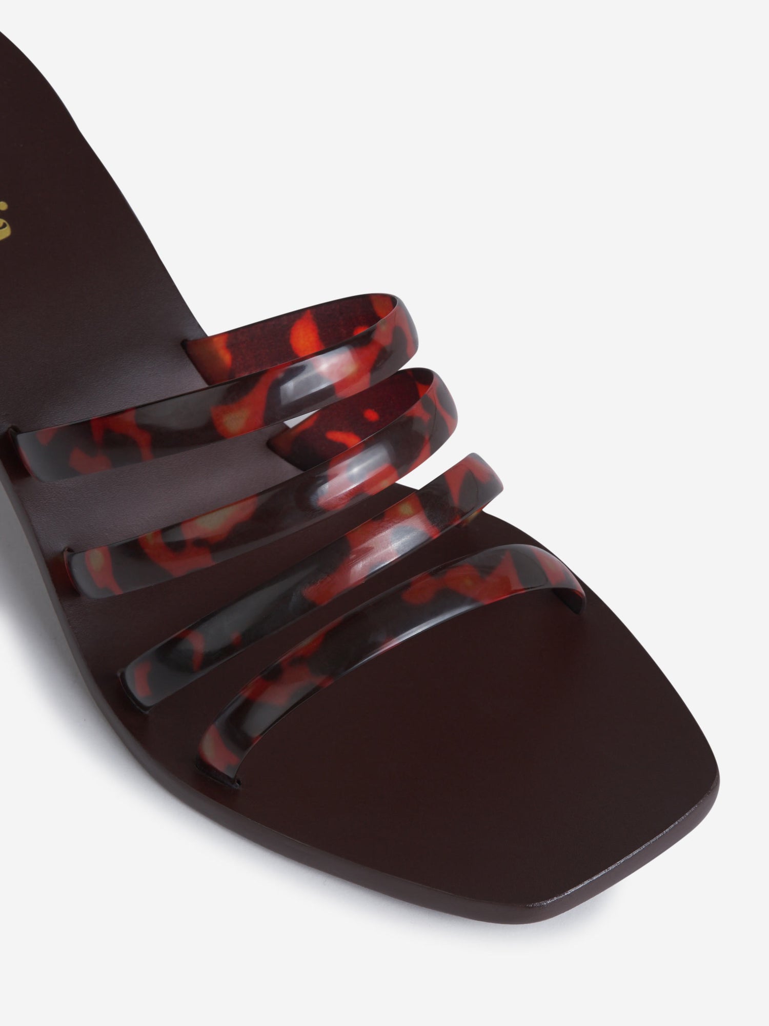 Cult Gaia Sandalias Jennee color Carey sku 800-004672 01 - Foto 4