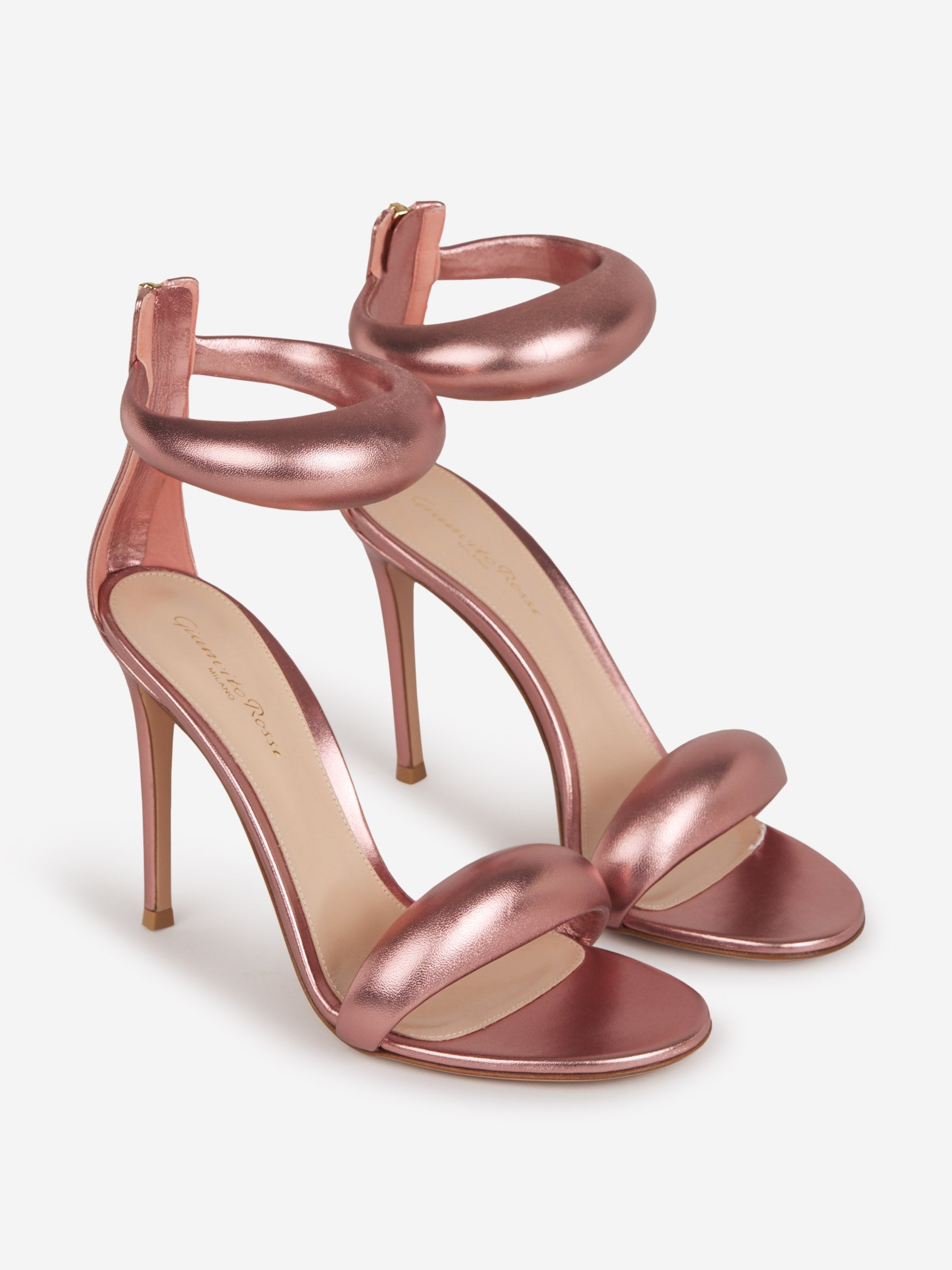 Gianvito Rossi Sandalias Tacón Bijoux color Rosa Empolvado sku 800-004812 00 - Foto 2