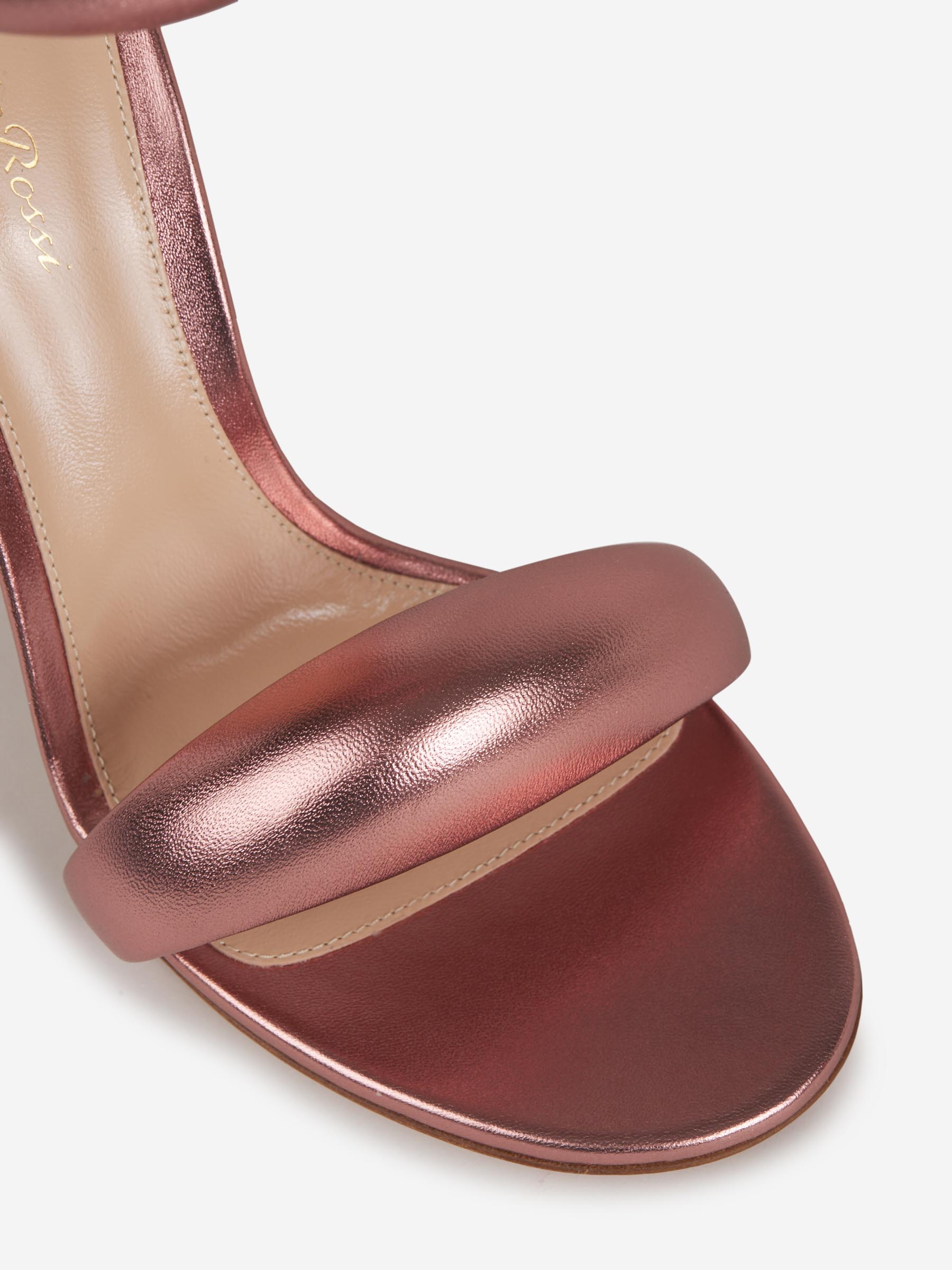 Gianvito Rossi Sandalias Tacón Bijoux color Rosa Empolvado sku 800-004812 00 - Foto 4