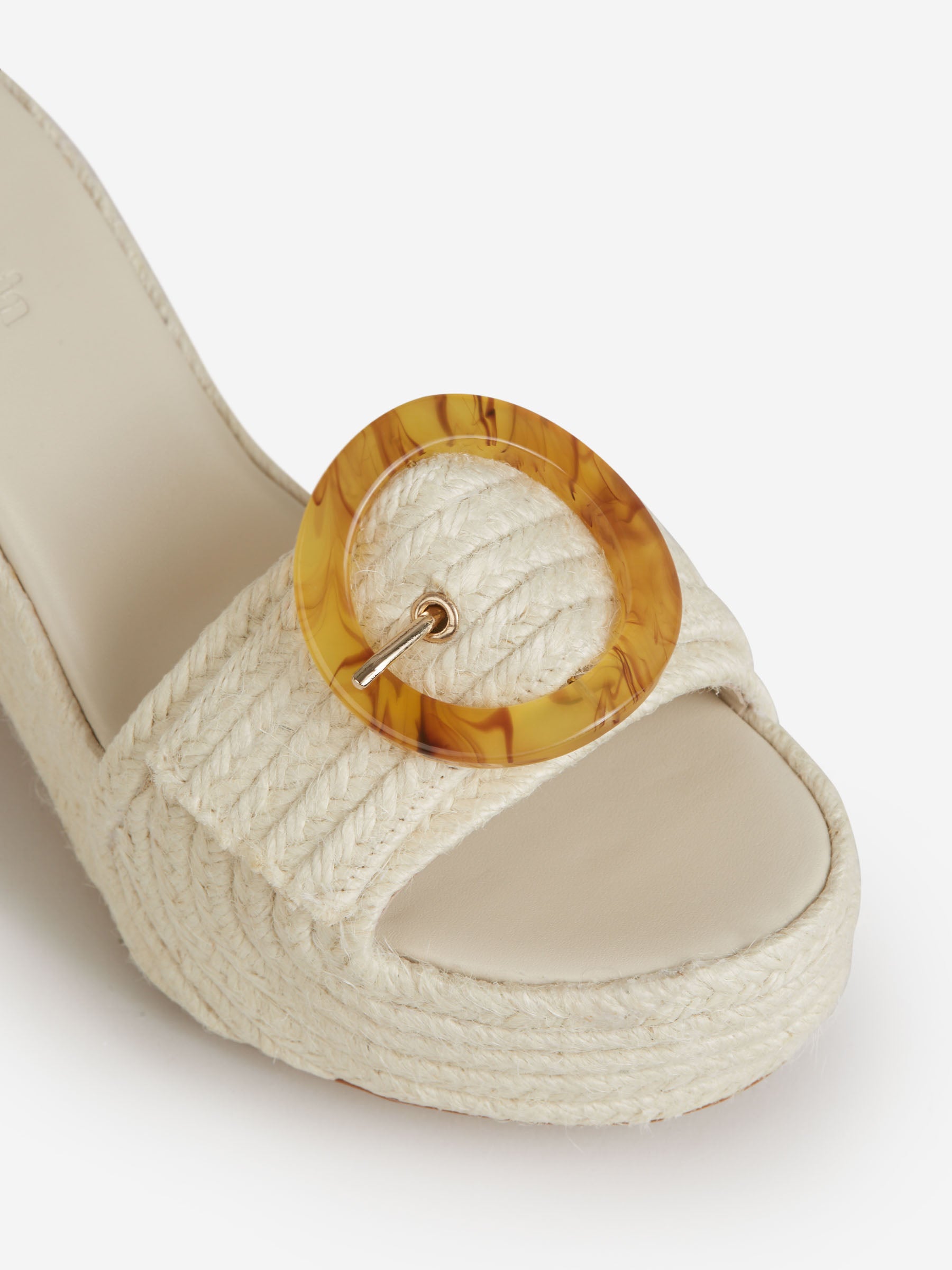 Cult Gaia Sandalias Plataforma Cleia color Marfil sku 800-004994 01 - Foto 4