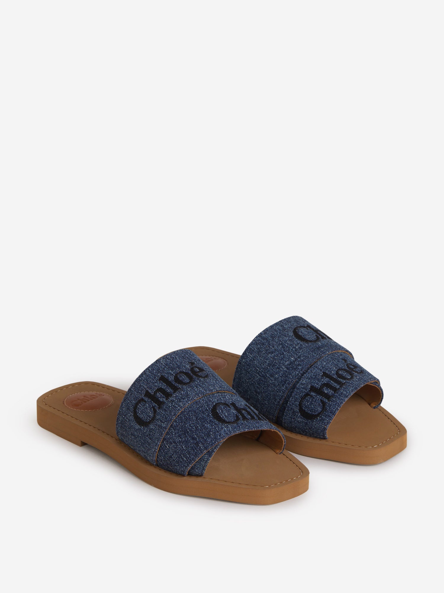 Chloé Sandalias Woody color Azul Denim sku 800-004998 01 - Foto 2