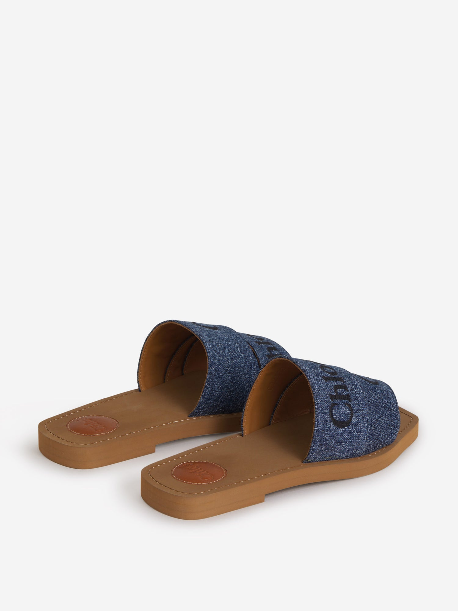 Chloé Sandalias Woody color Azul Denim sku 800-004998 01 - Foto 3