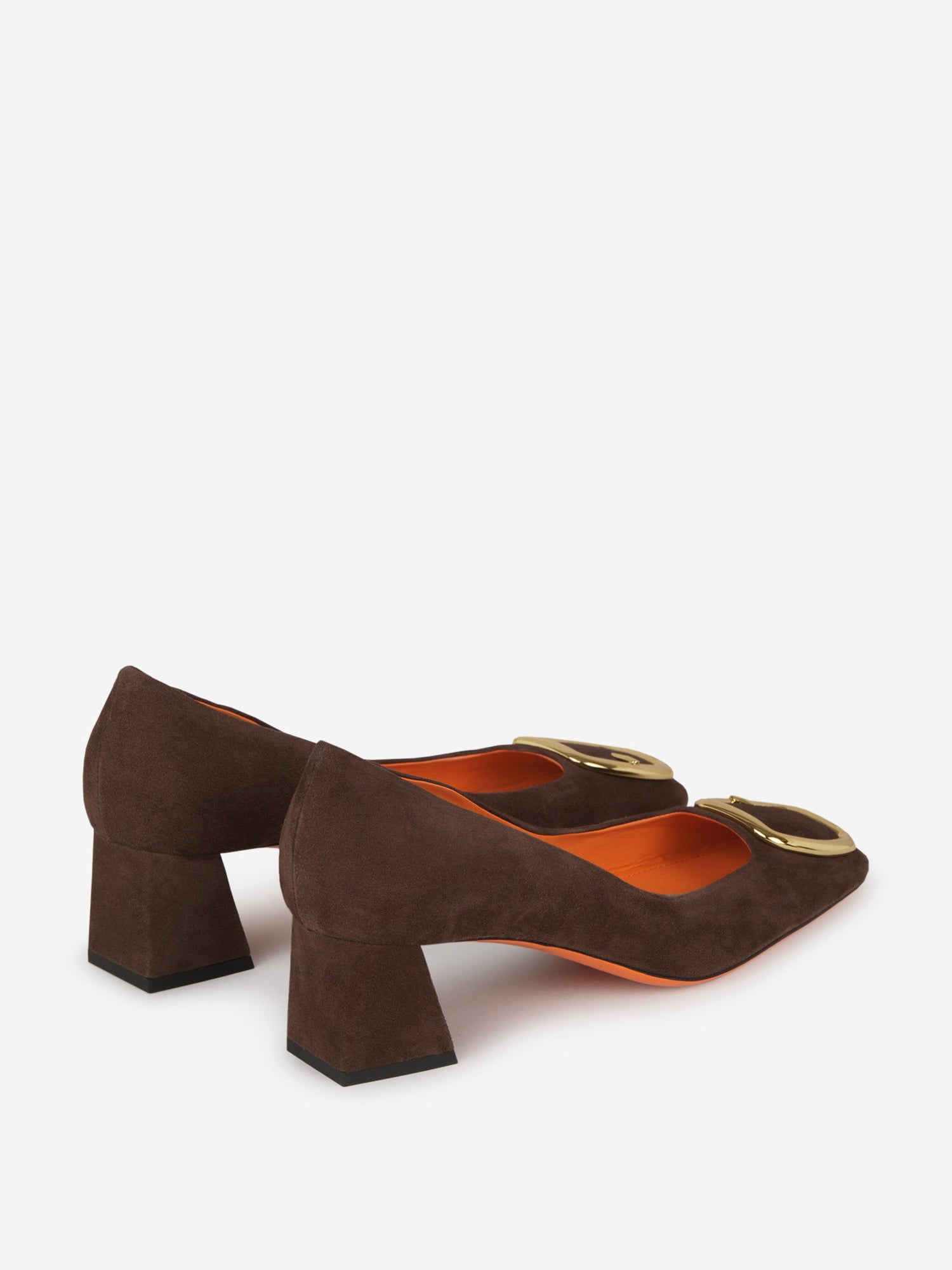 Outlet online Santoni Mujer Sandalias Piel Plataforma color Marron sku 800-005055 01 - Foto 3
