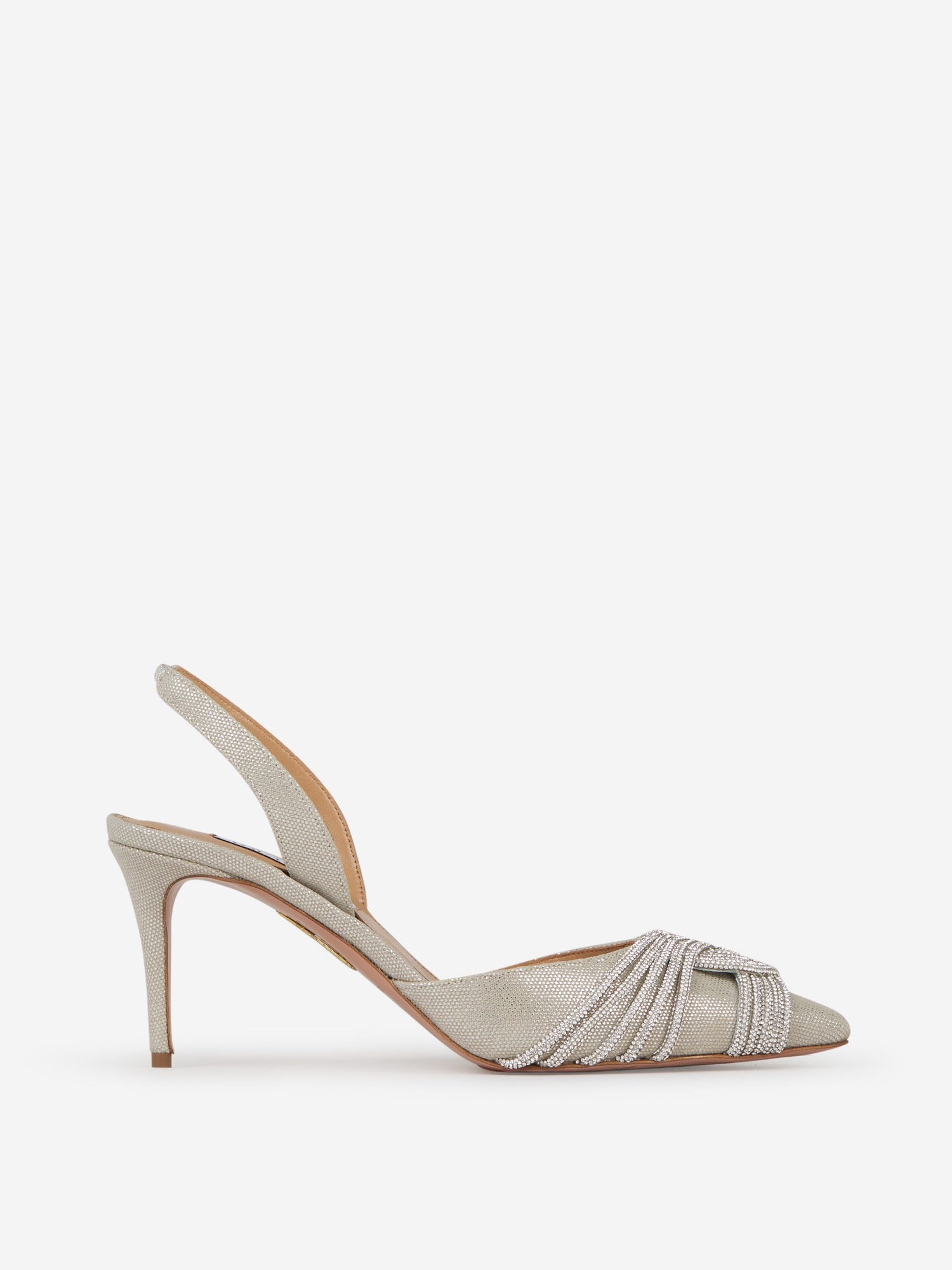 Aquazzura Zapatos Gatsby Sling 75 color Beis sku 800-005071 01 - Foto 1